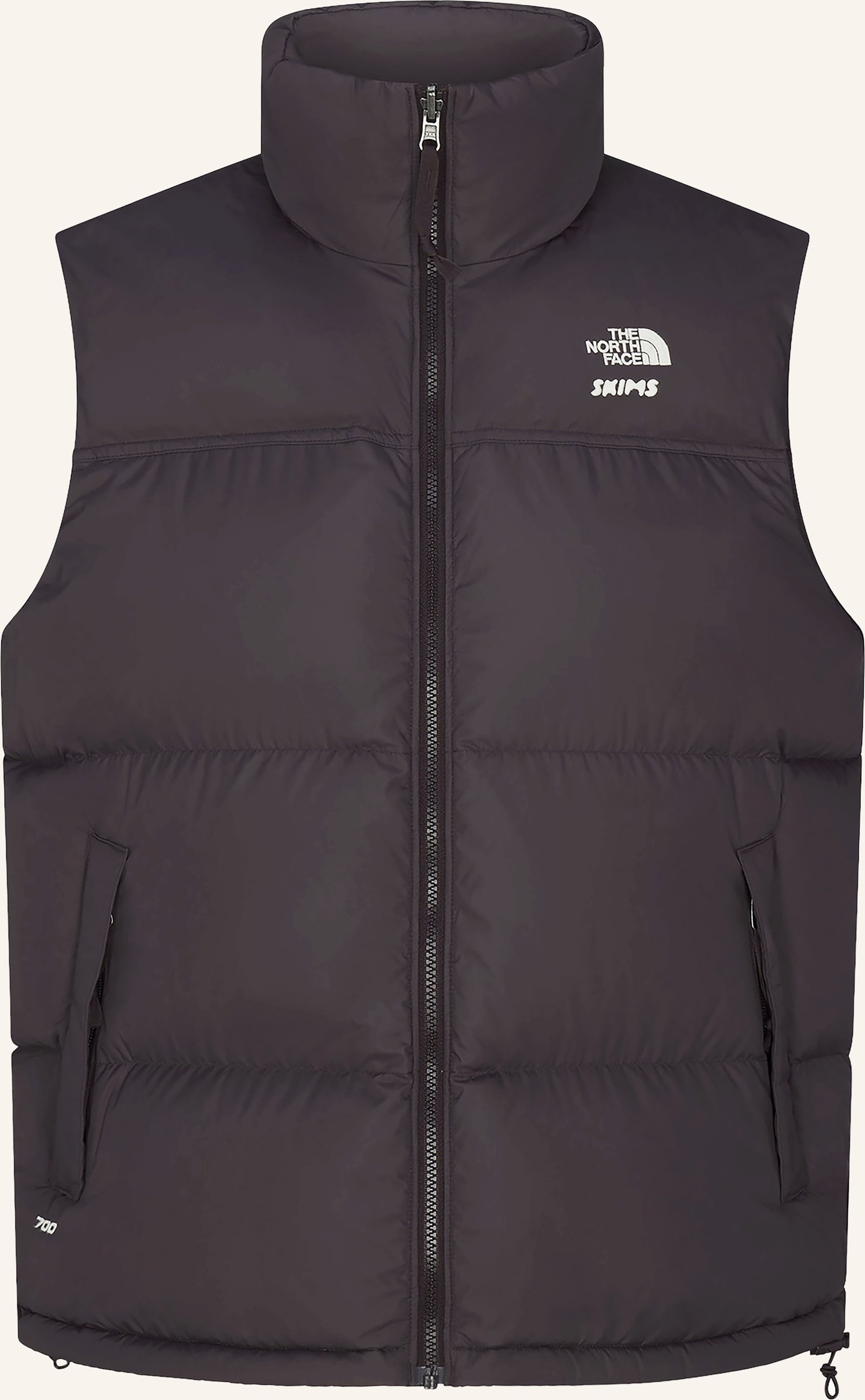 The North Face X Skims Daunenweste Tnf X Project K Nuptse braun