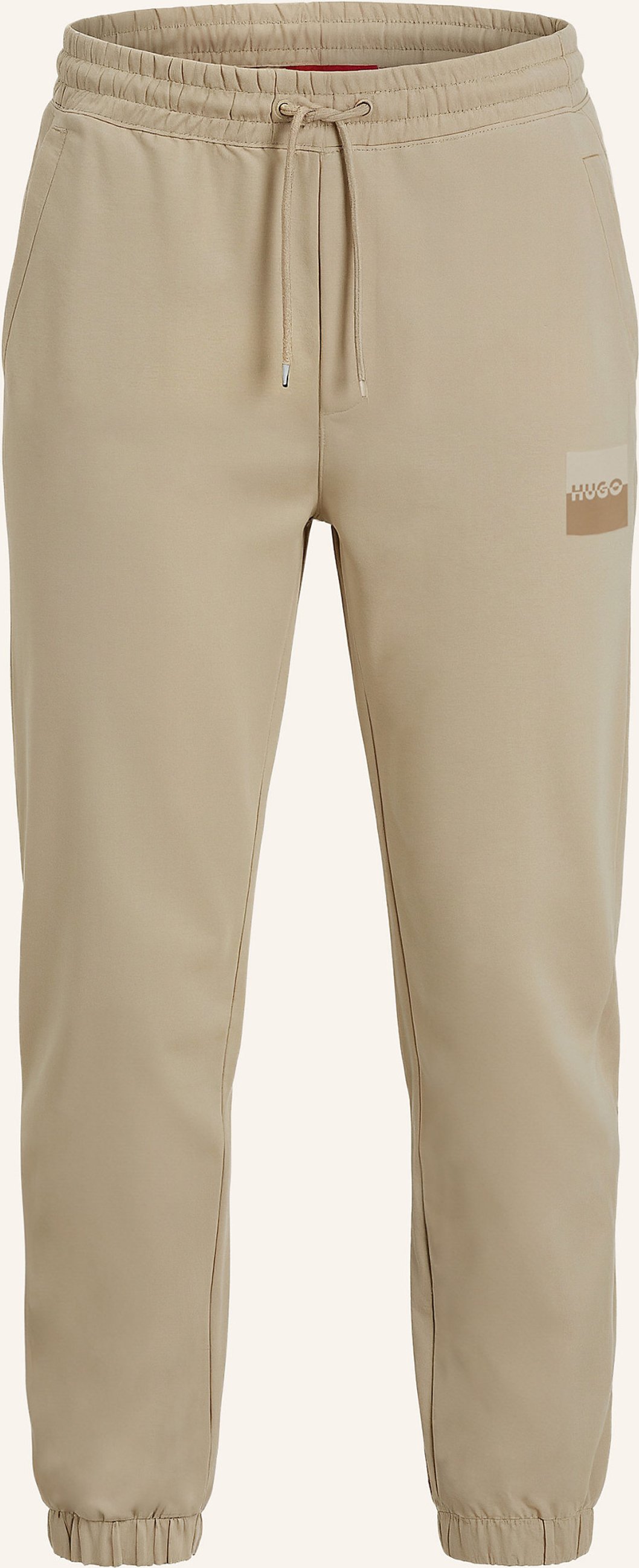 Hugo Casual Hose Dusplitan Relaxed Fit beige