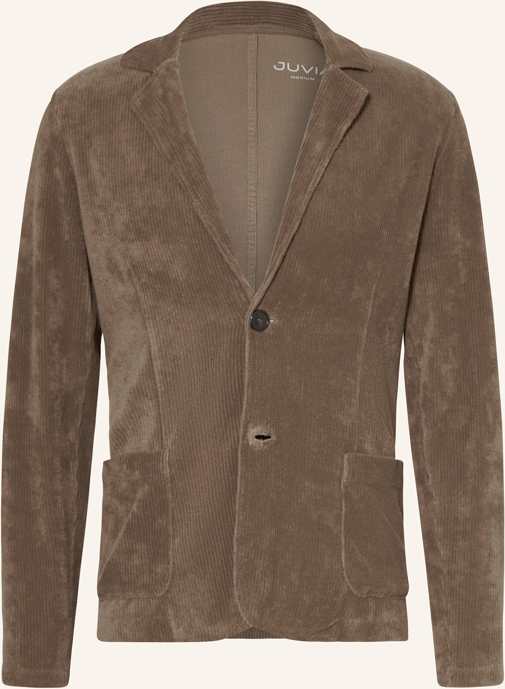 Juvia Anzugsakko Timo Regular Fit Aus Frottee gruen