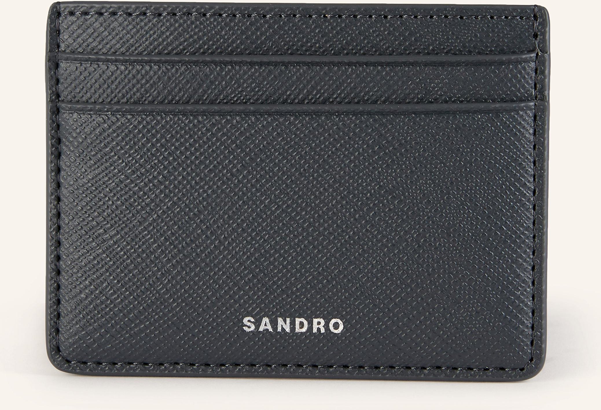 Thumbnail - Sandro Saffiano-Kartenetui grau