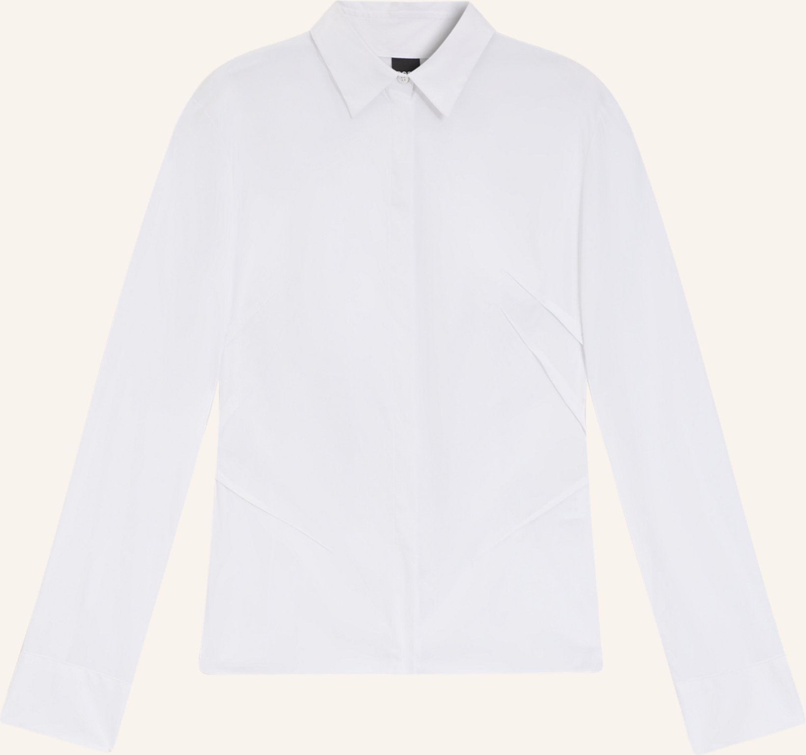 Boss Business Bluse Burbel Slim Fit weiss