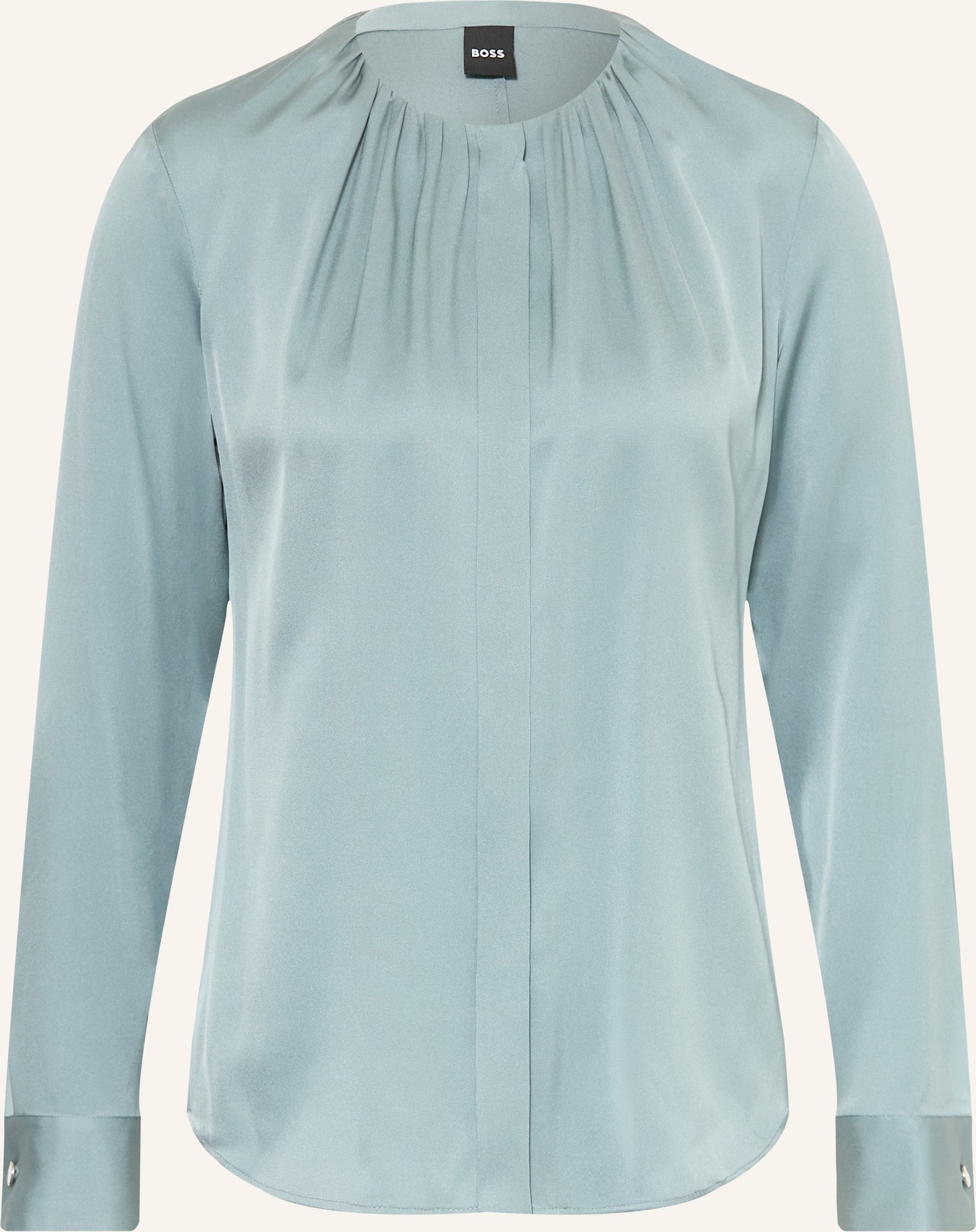 Boss Seidenbluse Banorah blau