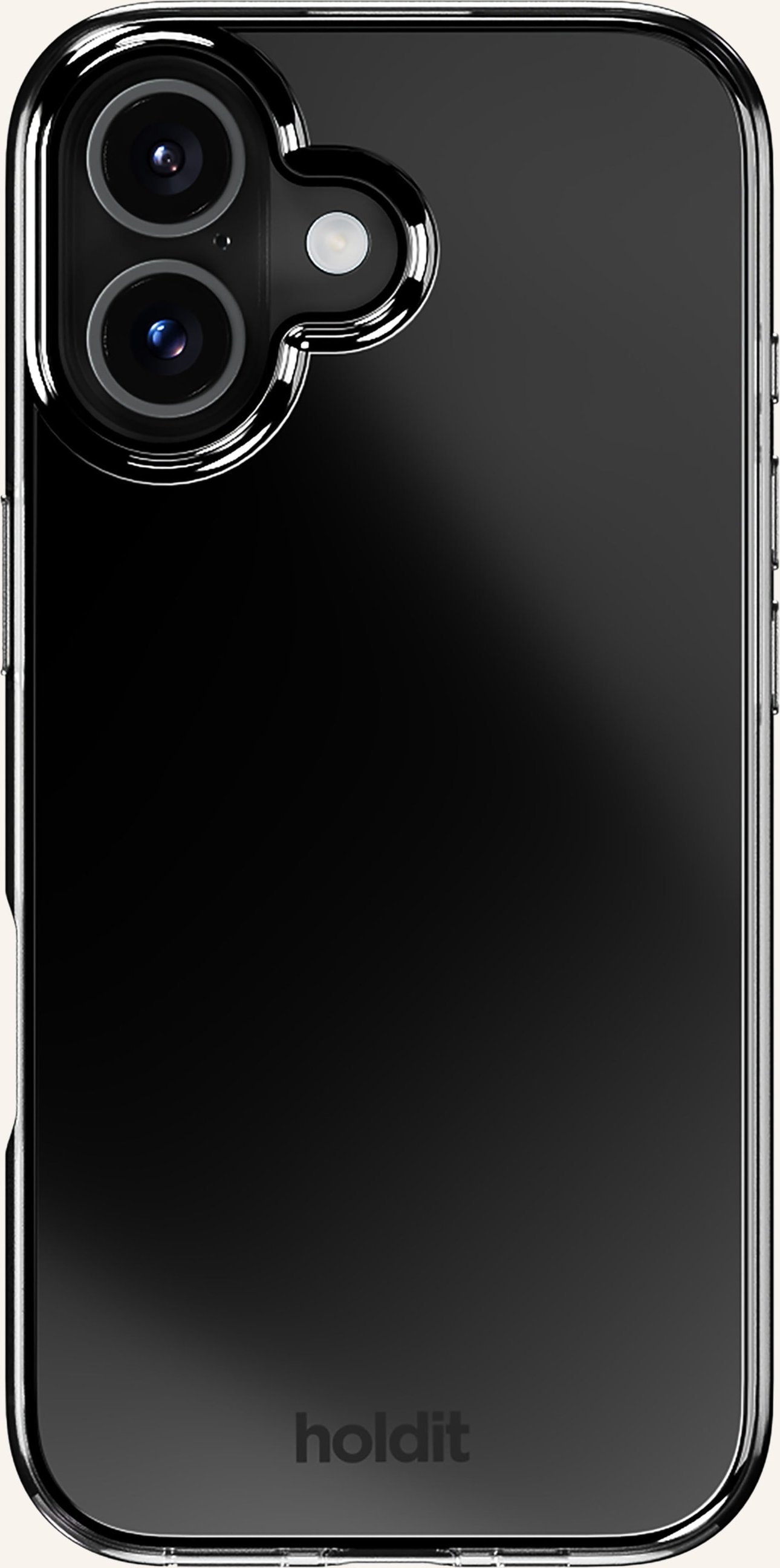 Holdit Smartphone-Hülle Mirror Case schwarz