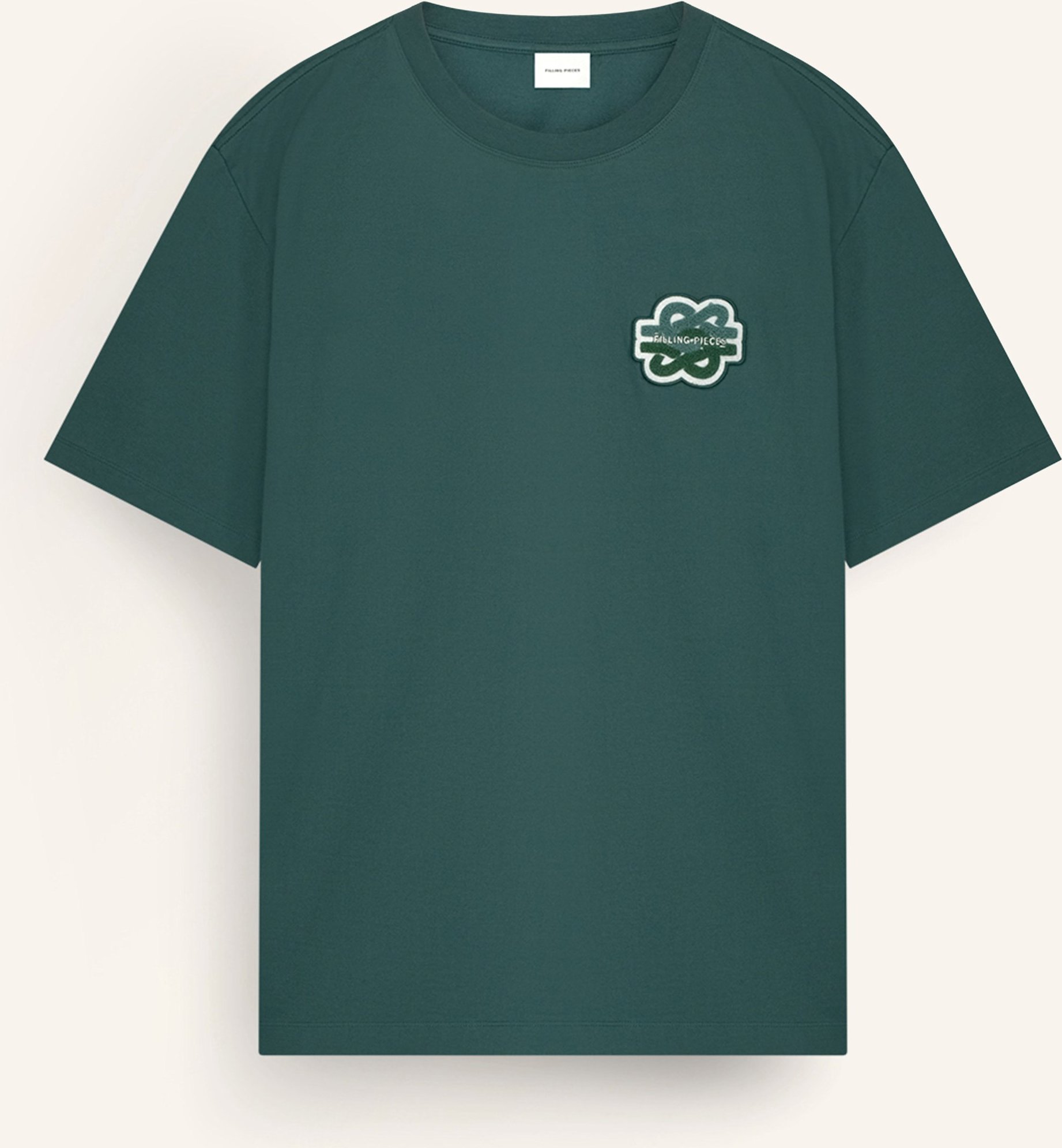 Filling Pieces T-Shirt Gowtu Tonal gruen