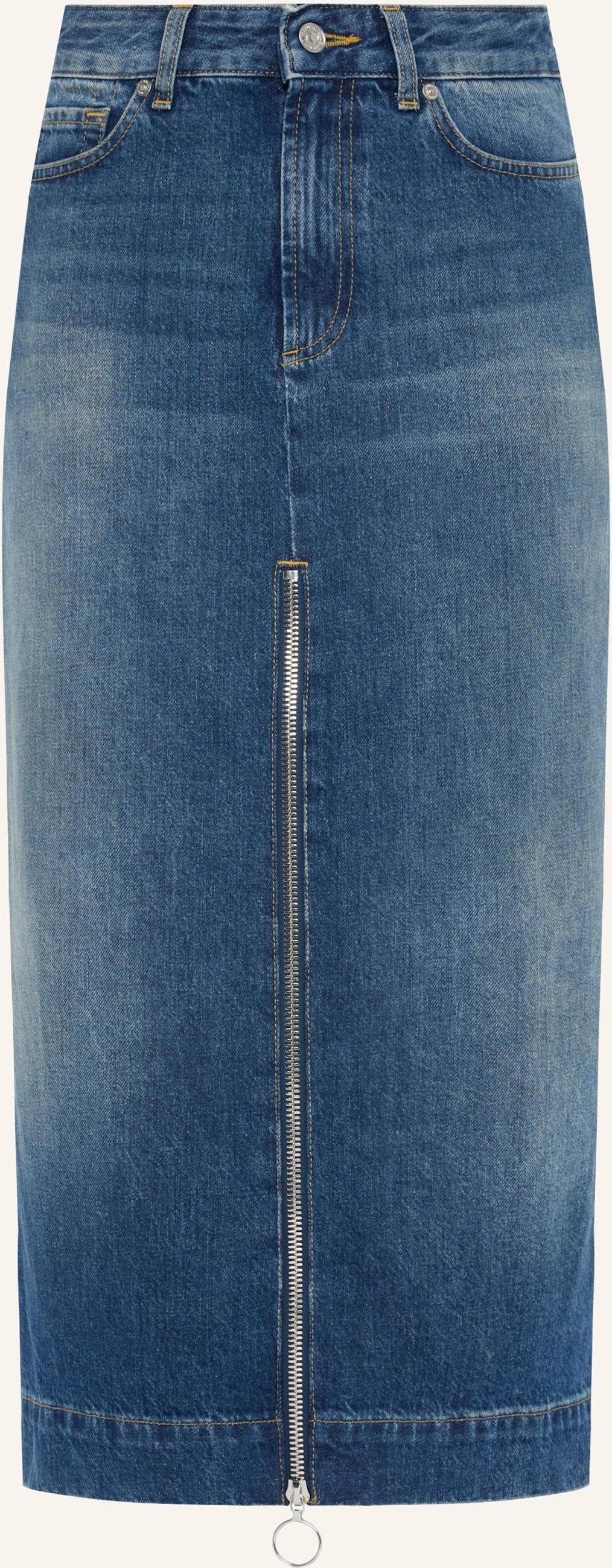 7 For All Mankind Amber Skirt Jeansrock blau