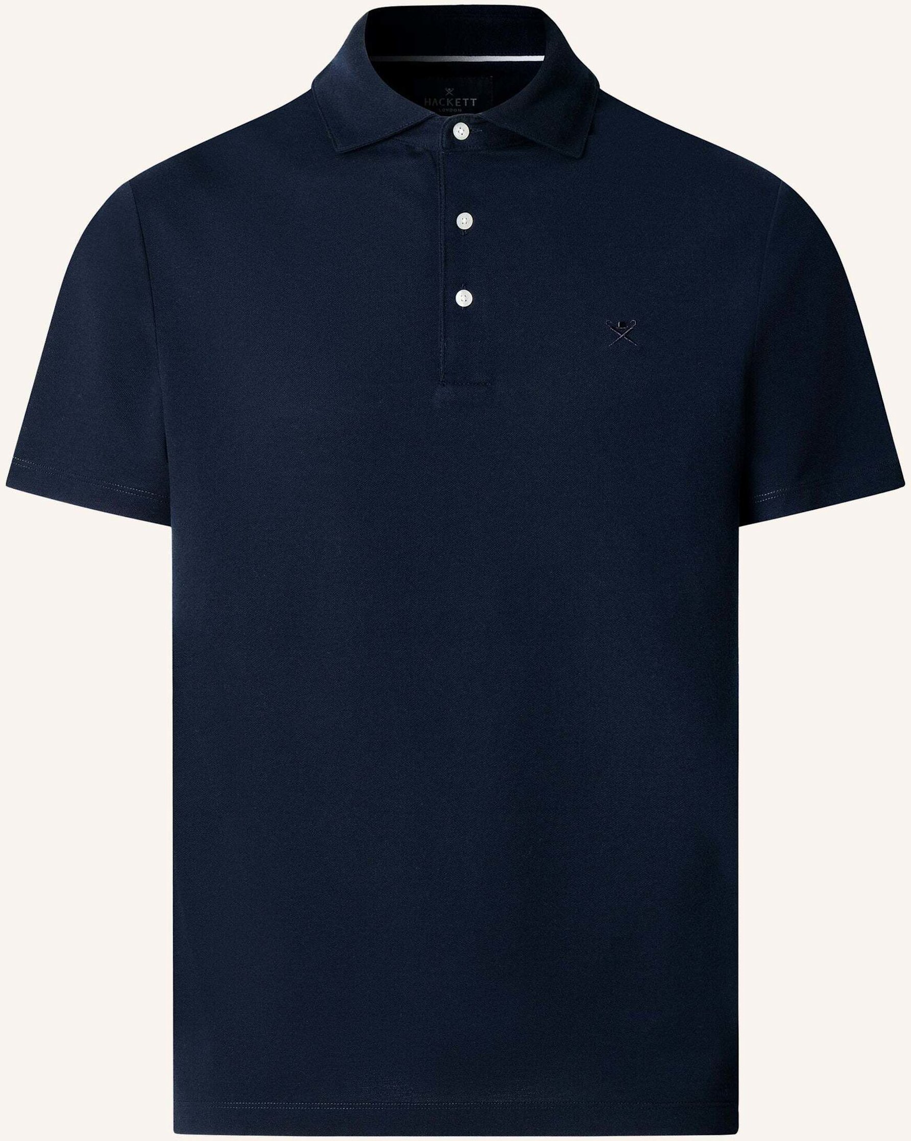Hackett London Poloshirt Oxford Pique Polo Ss blau