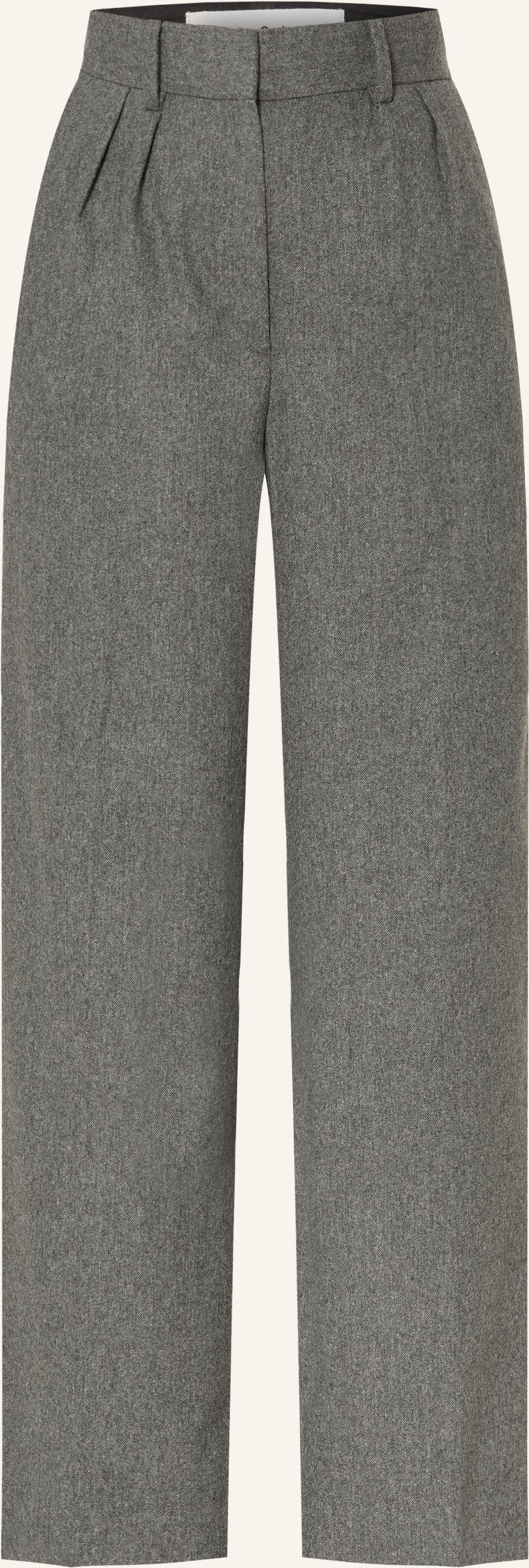 Ba&Sh Marlenehose Wani Aus Flanell grau