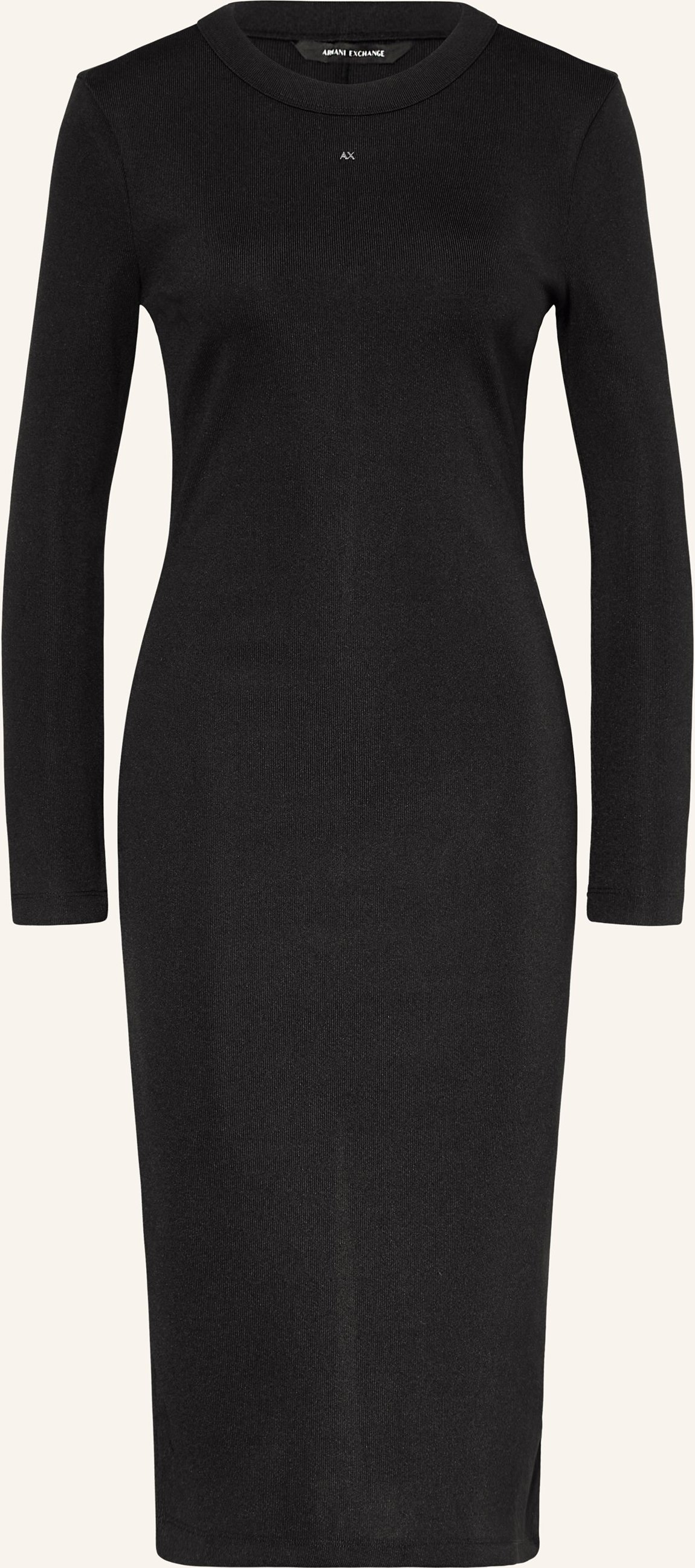 Armani Exchange Strickkleid schwarz