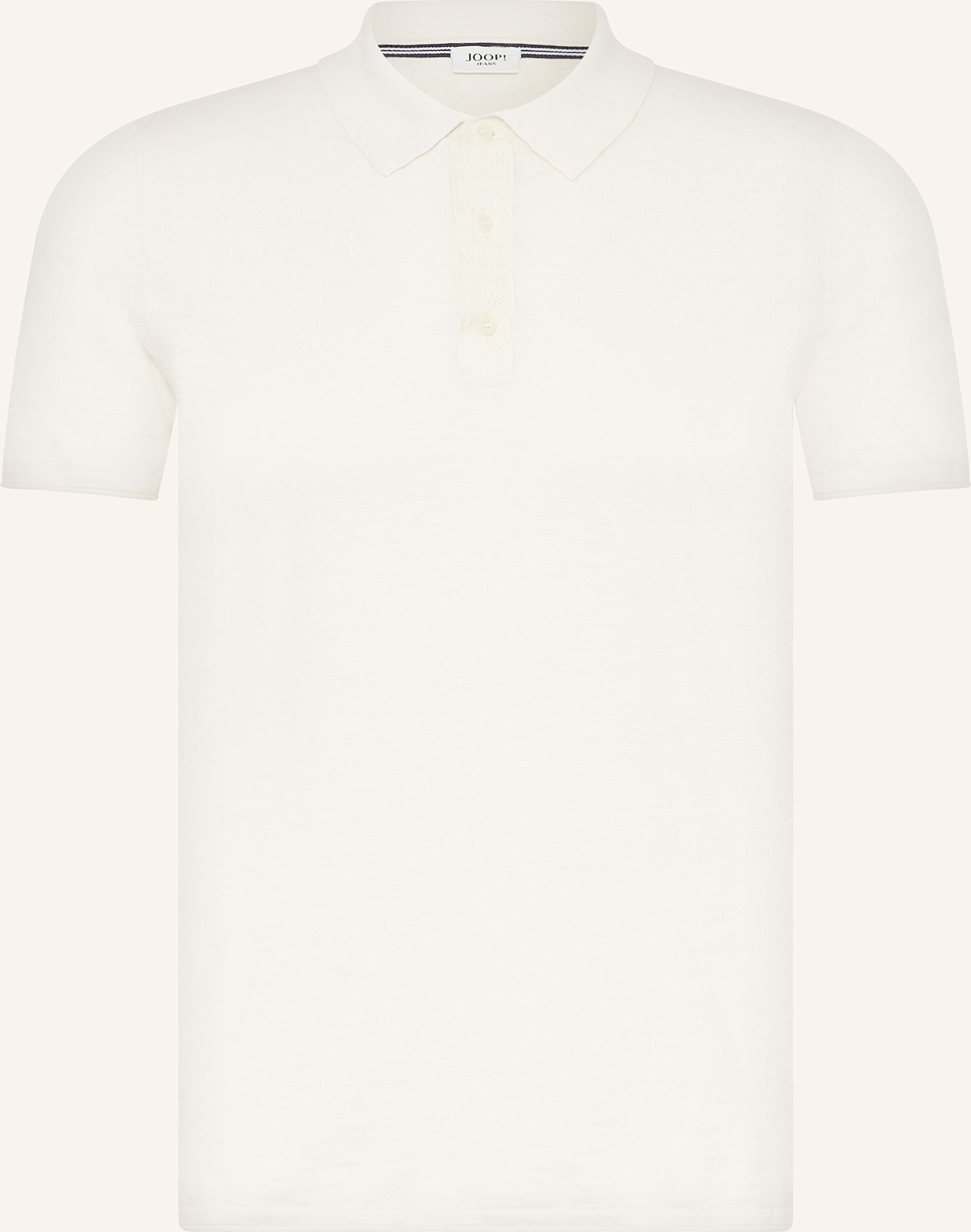 Thumbnail - Joop! Jeans Strick-Poloshirt Bastianor beige