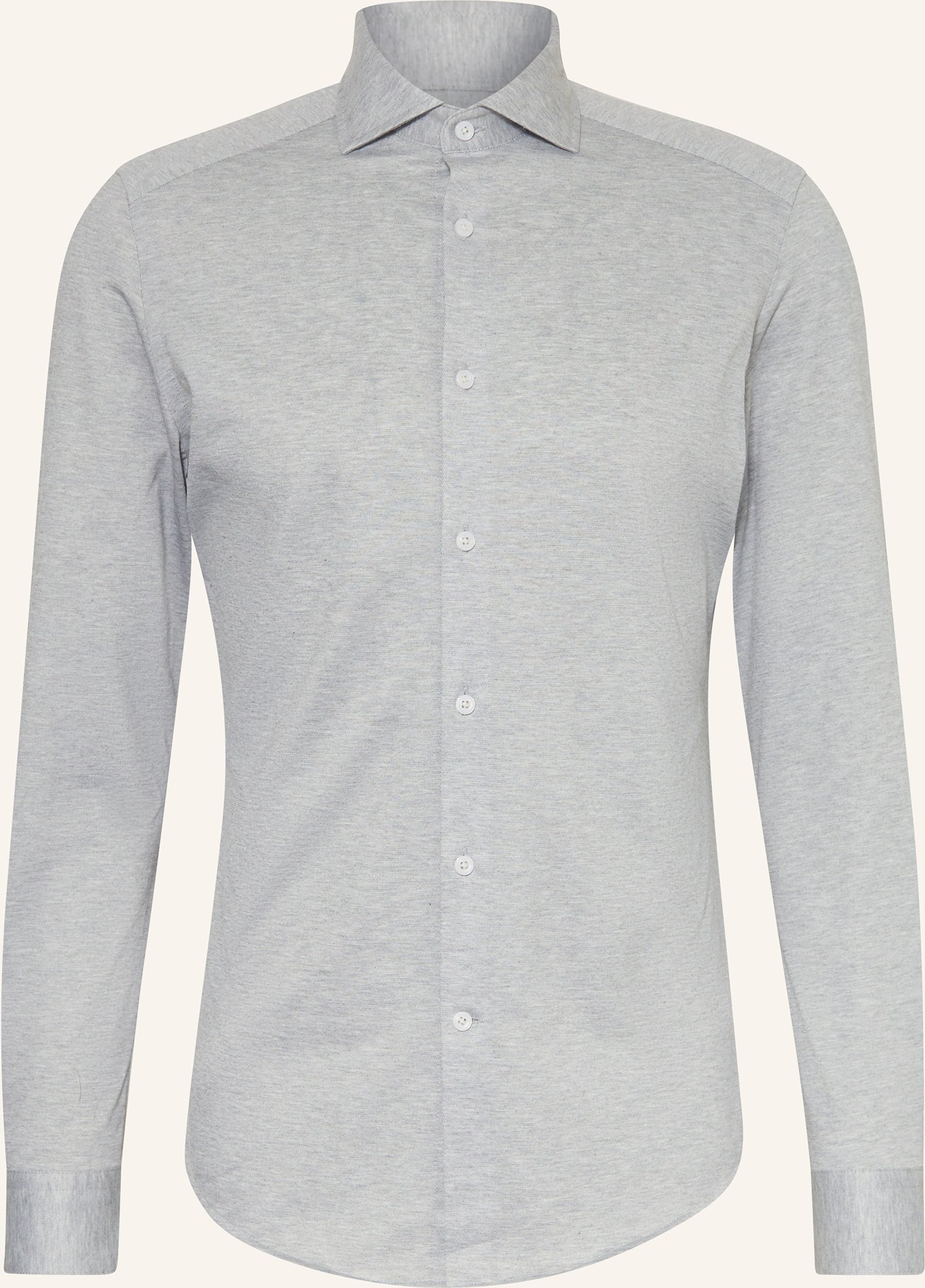 Reiss Jerseyhemd Nate Extra Slim Fit grau