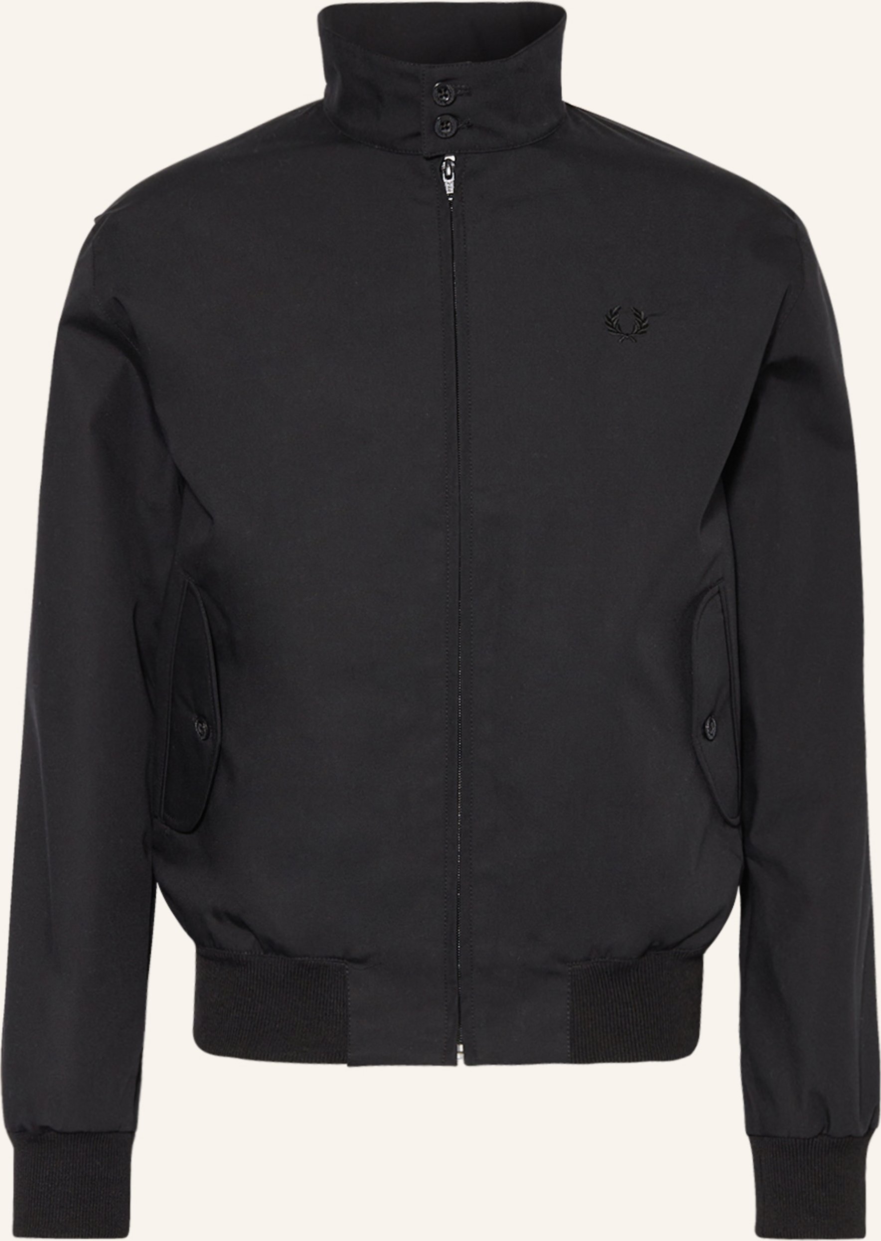 Thumbnail - Fred Perry Blouson Harrington schwarz