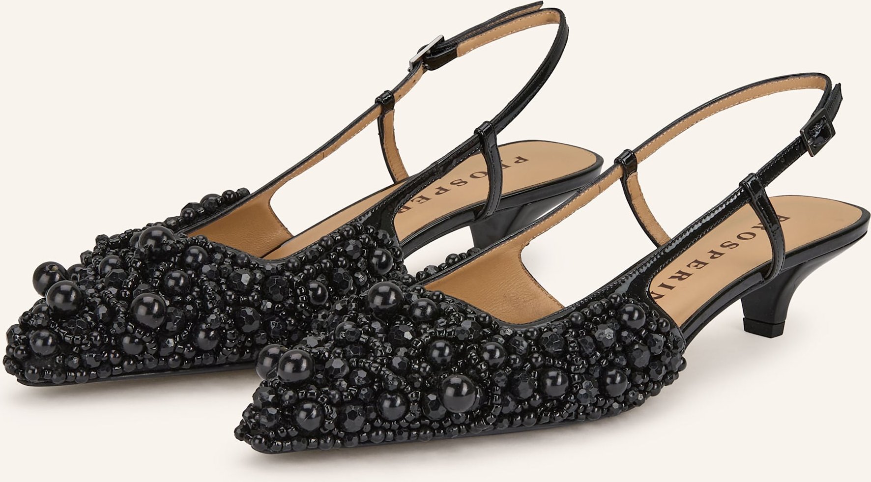 Thumbnail - Prosperine Slingpumps Mit Schmucksteinen schwarz