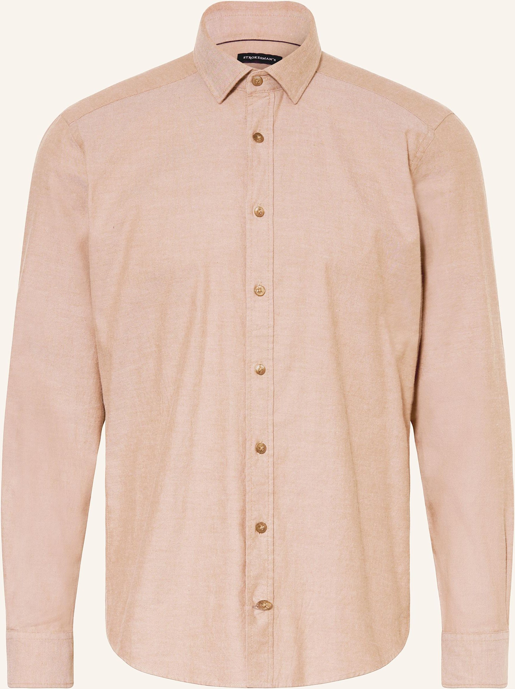 Strokesman's Hemd Regular Fit beige