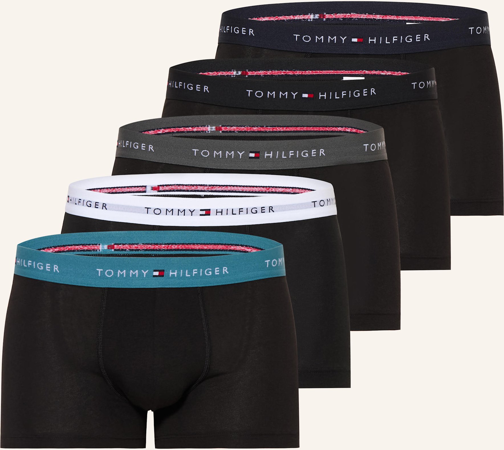 Tommy Hilfiger 5er-Pack Boxershorts schwarz