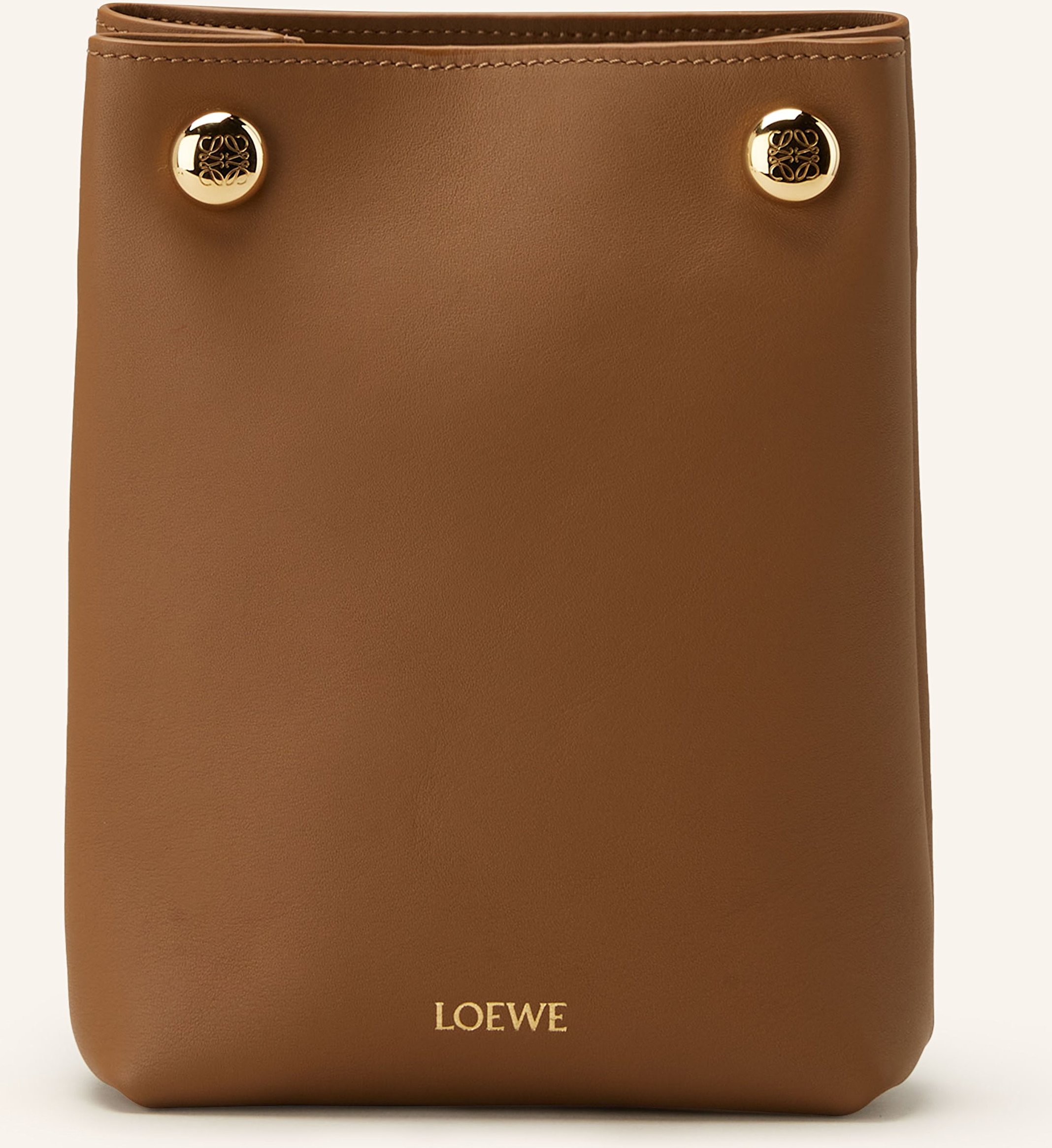 Loewe Umhängetasche Pebble braun
