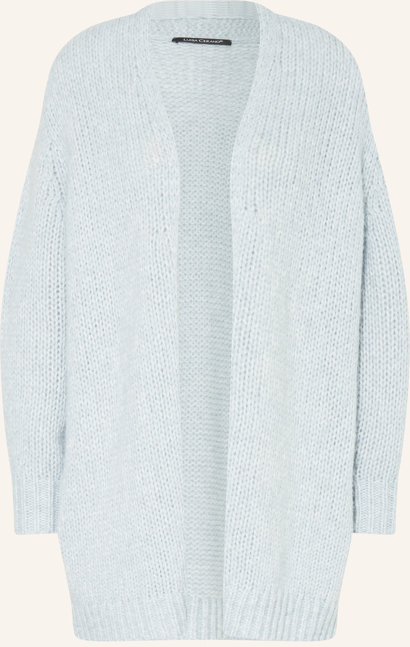 Luisa Cerano Strickhülle Mit Alpaka blau