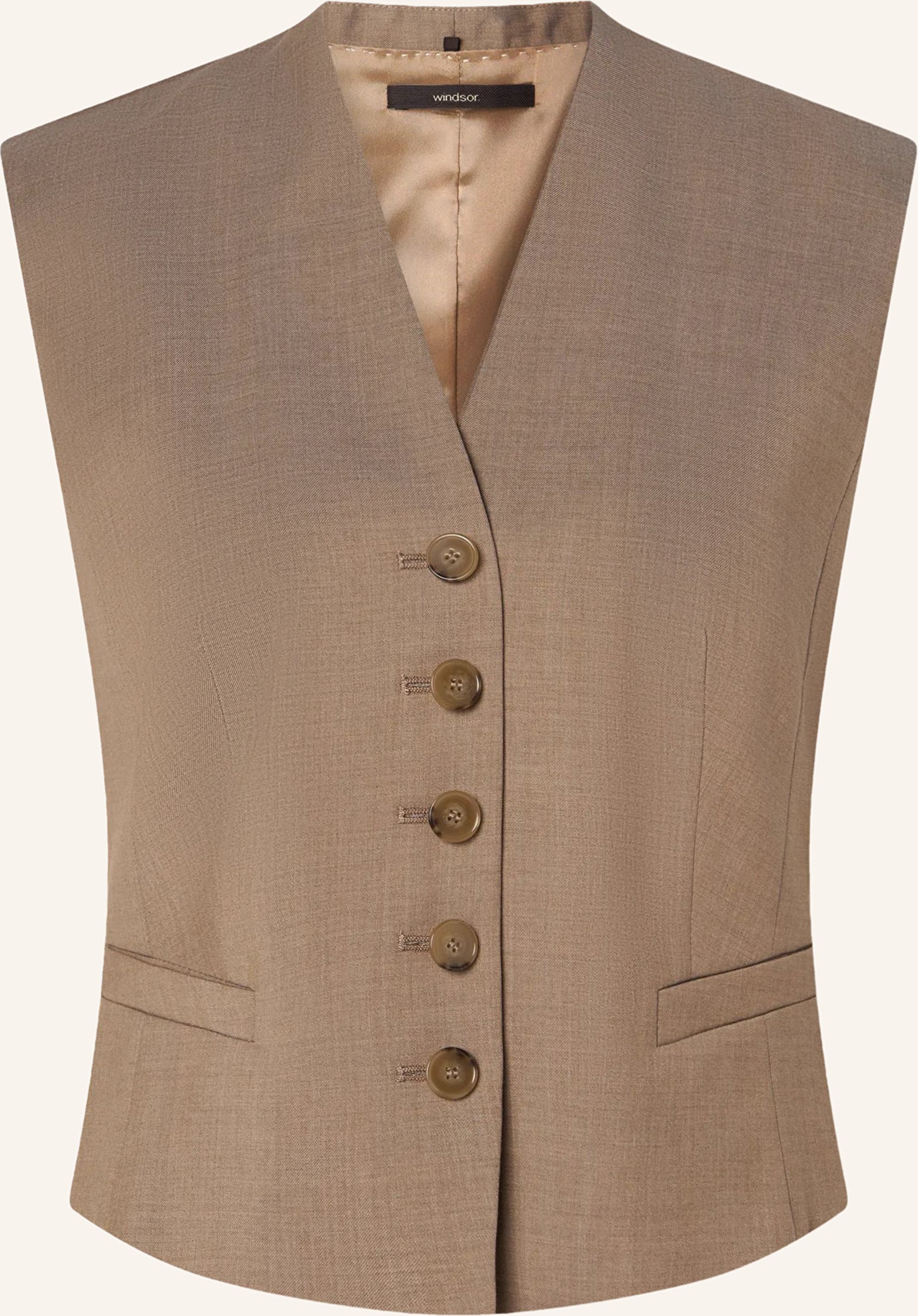 Windsor. Blazerweste beige