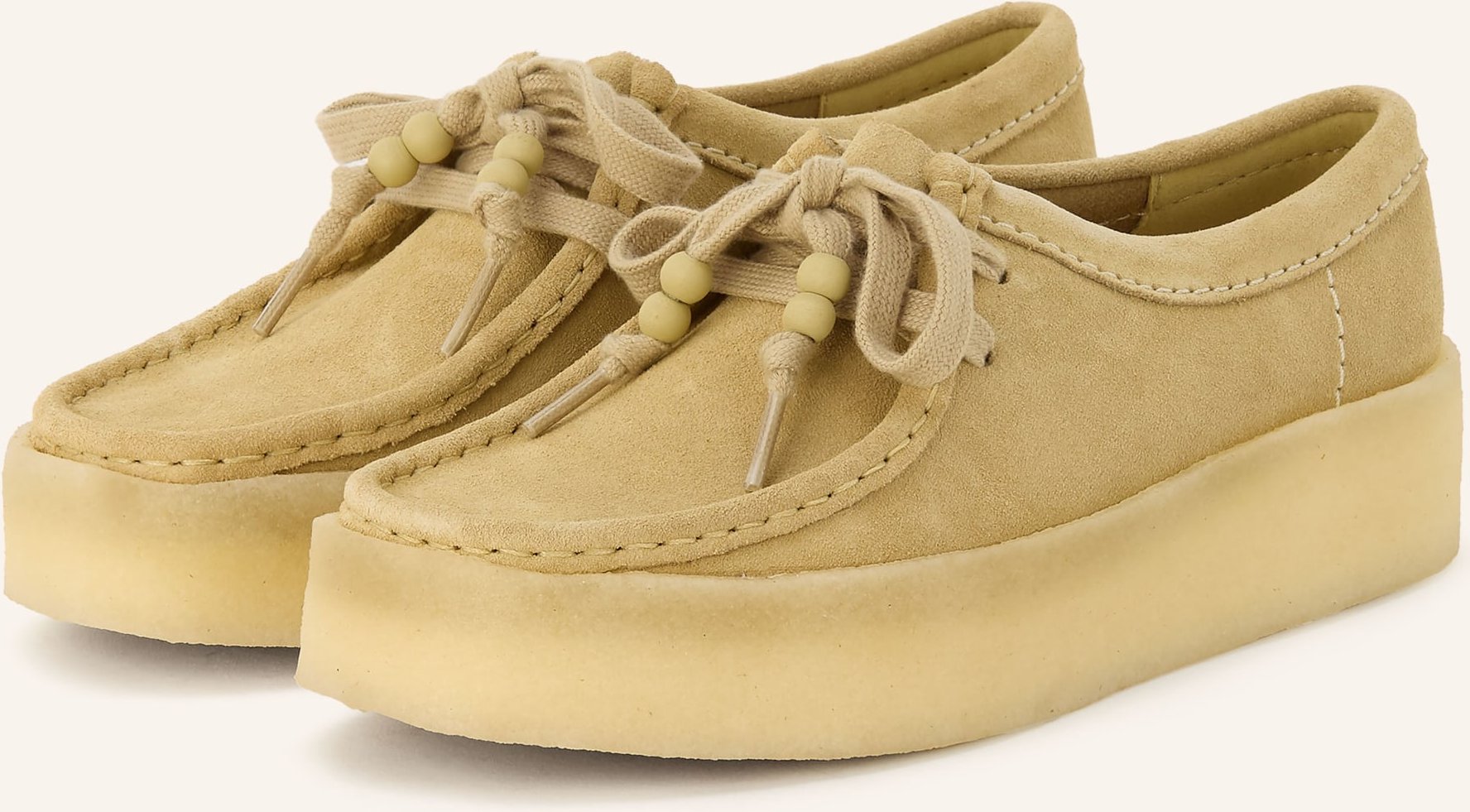 Clarks Originals Schnürer Wallabee Cup beige