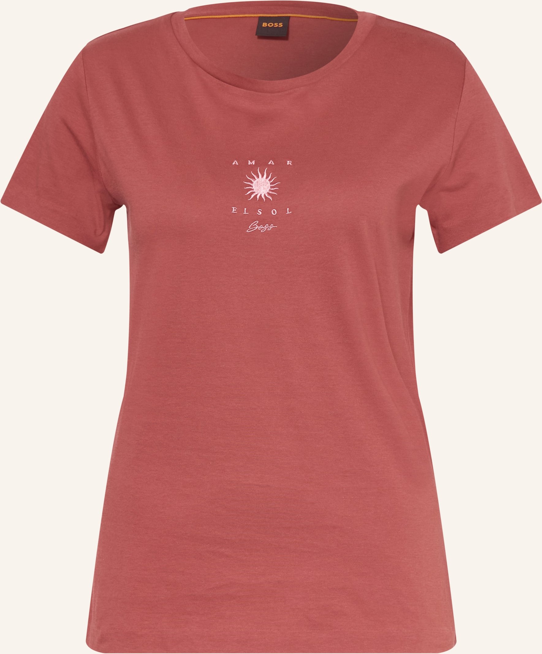 Boss T-Shirt Elove rot