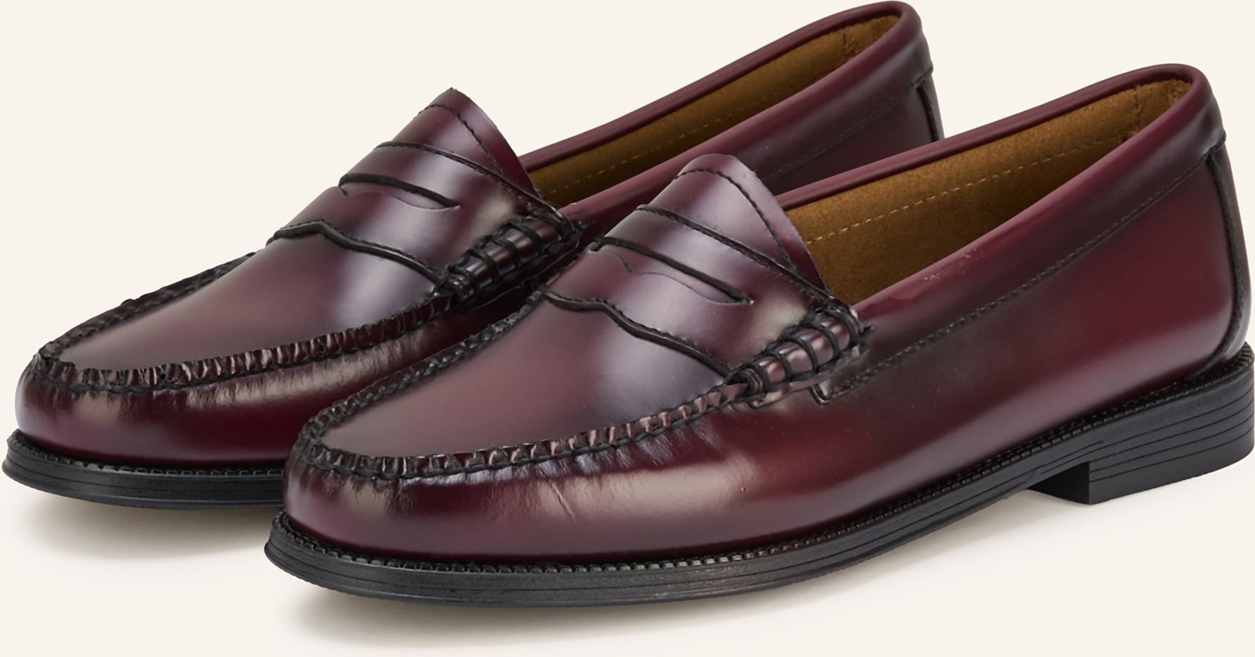 G.H.Bass Penny-Loafer Weejun Ii rot