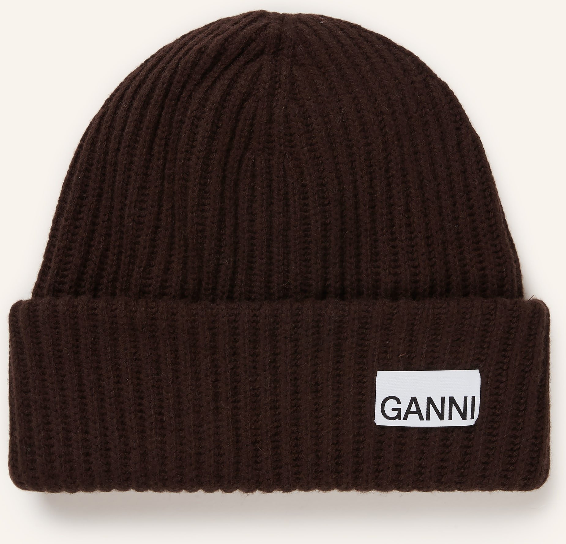 Ganni Mütze braun