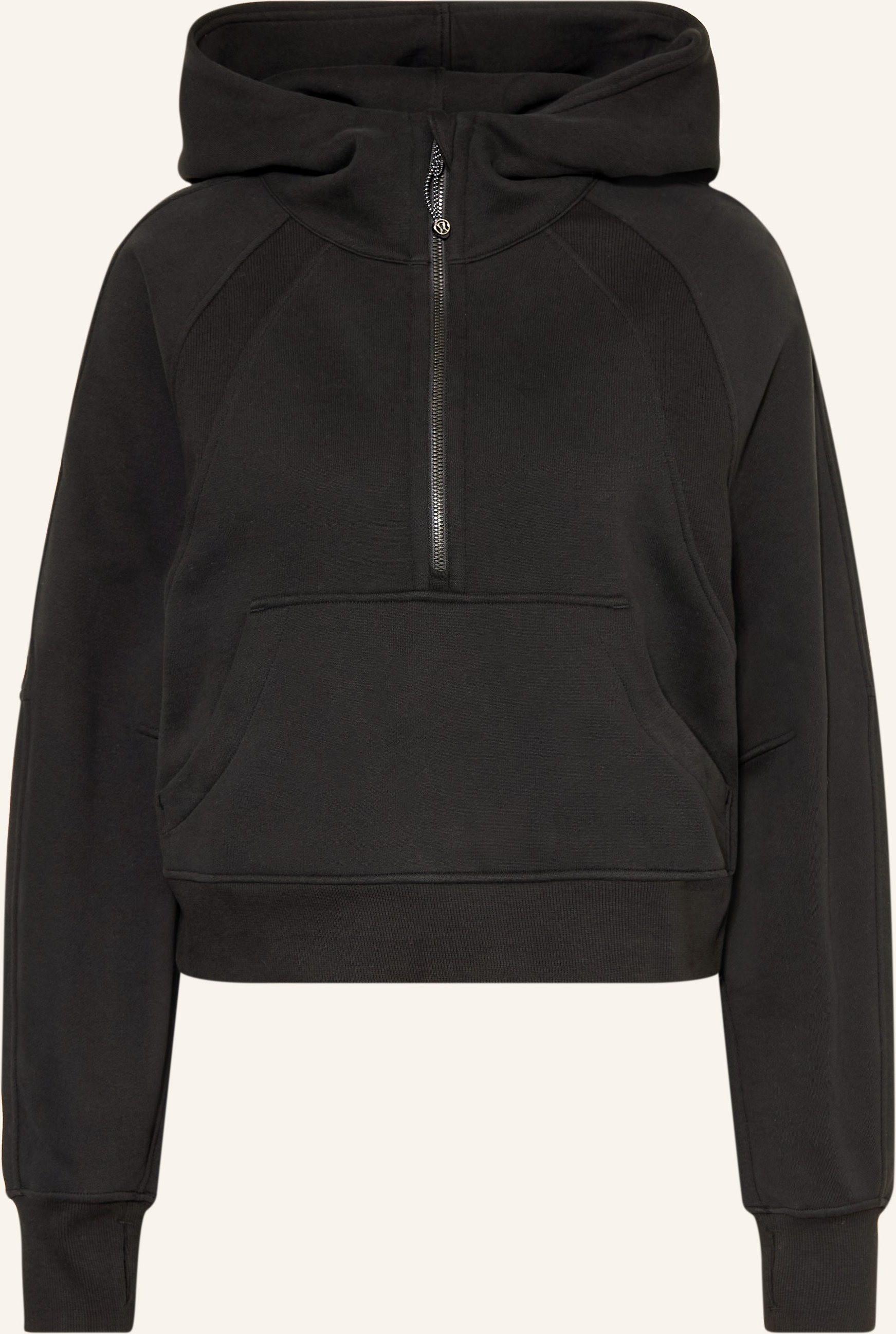 Lululemon Hoodie Scuba Oversized Half Zip schwarz