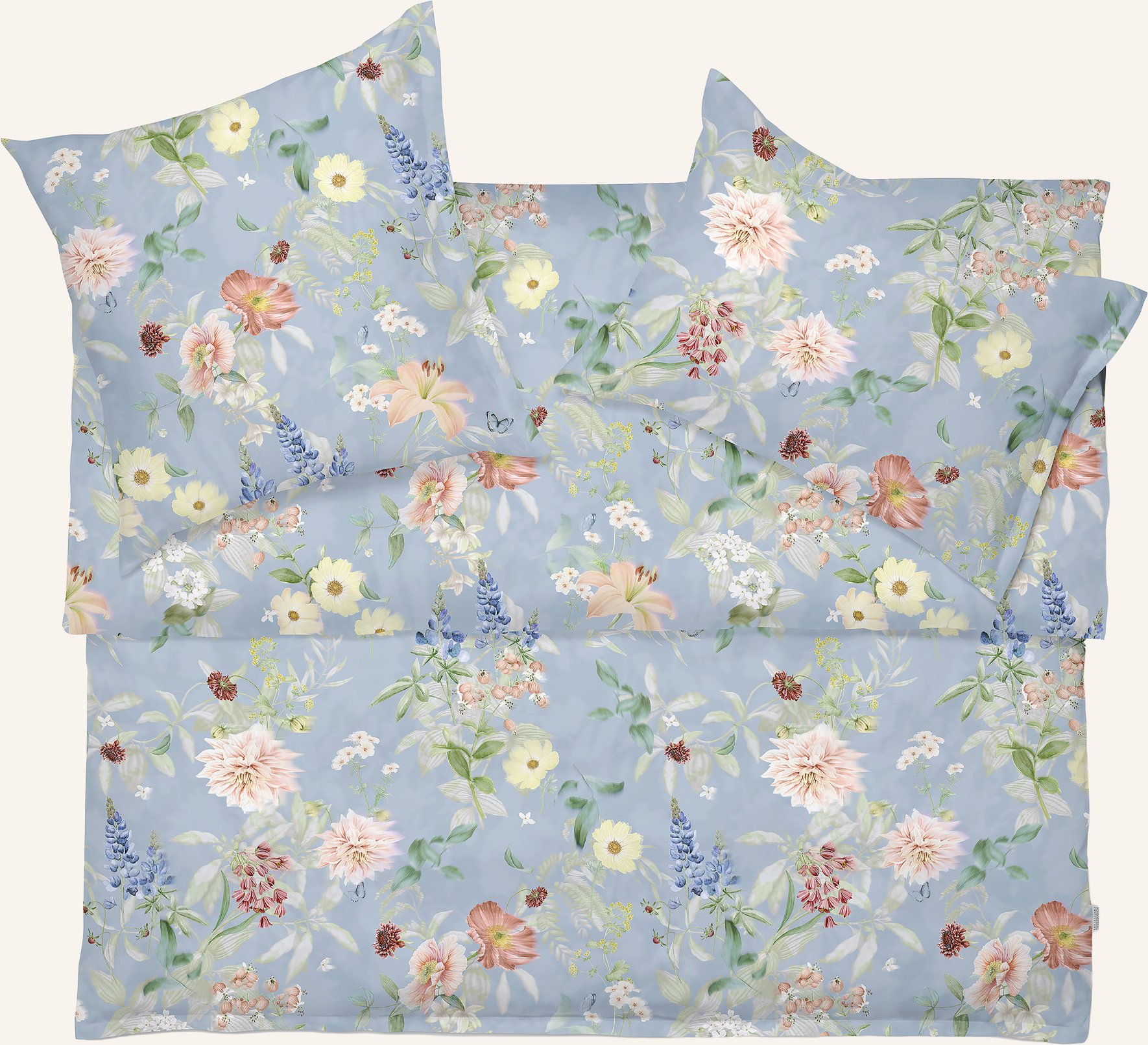 Schlossberg Bettwäsche Aven blau