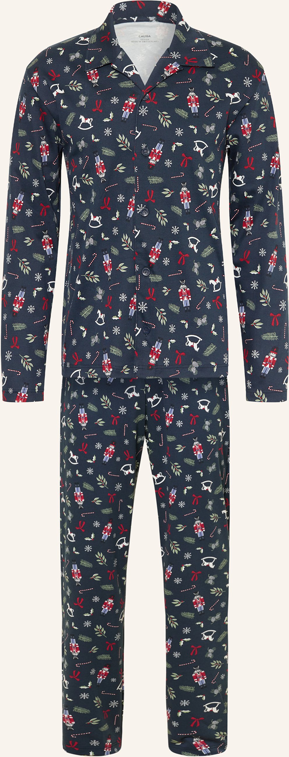 Calida Schlafanzug Family & Friends blau