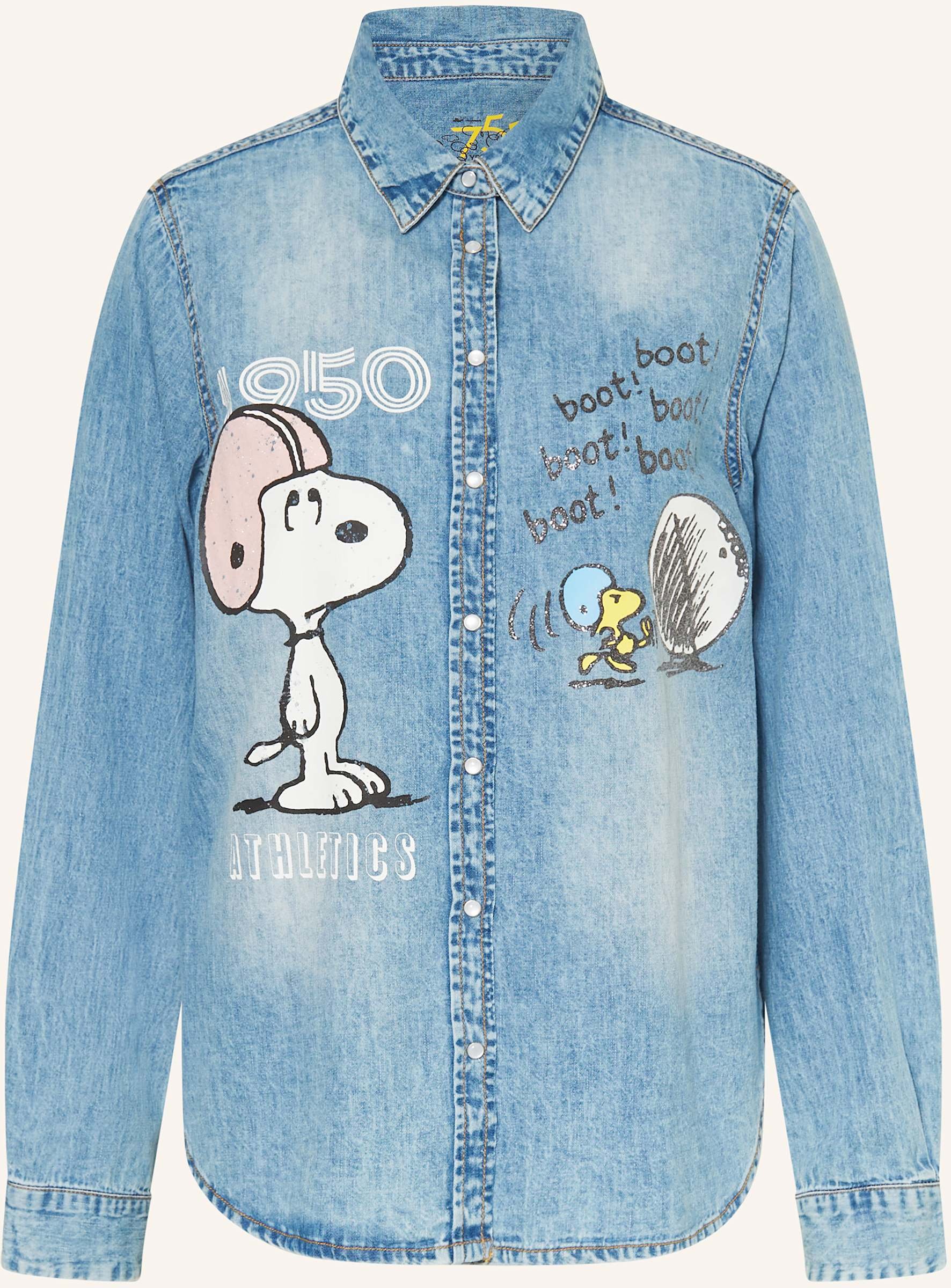 Princess Goes Hollywood Jeansbluse Snoopy blau