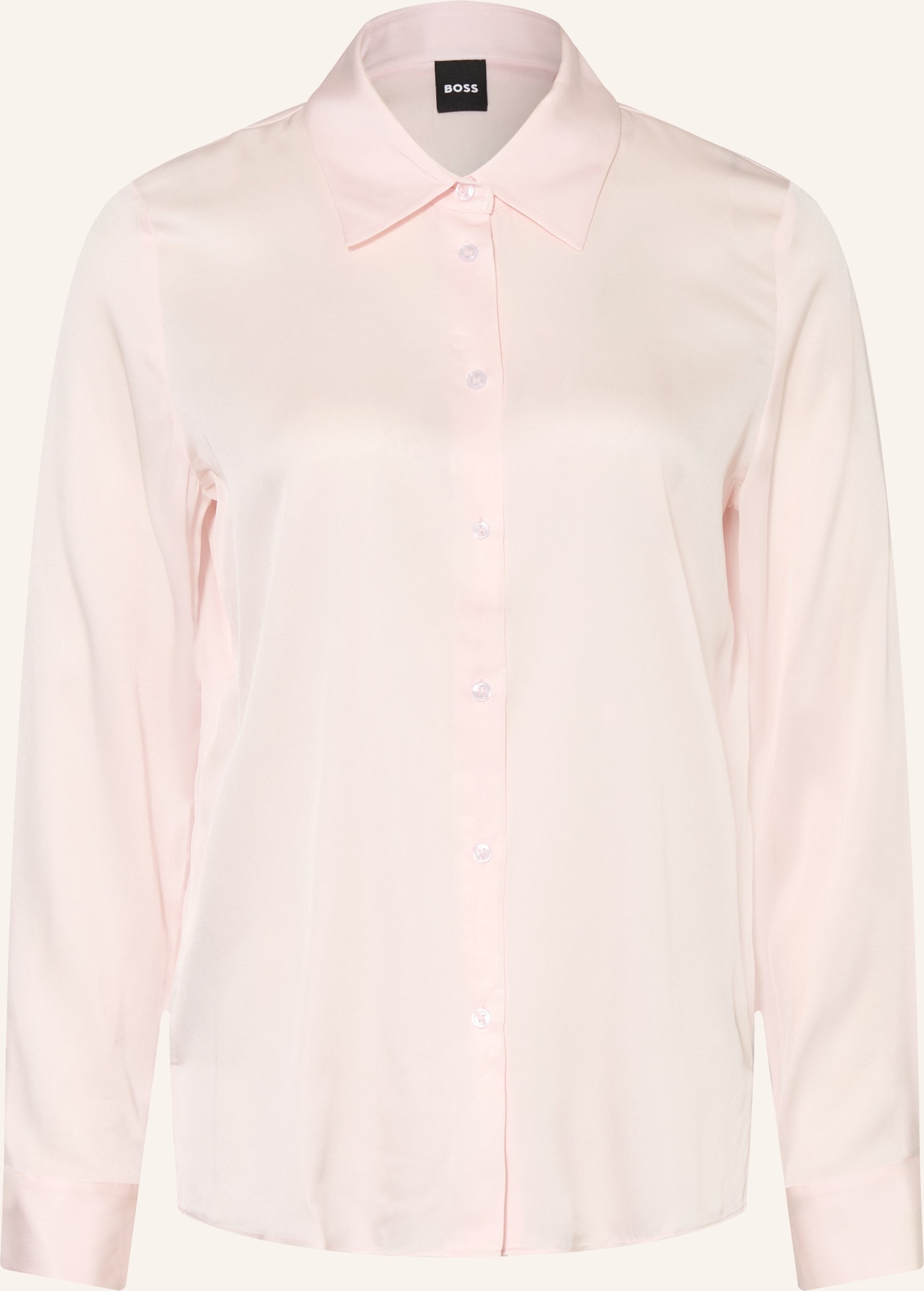 Boss Hemdbluse Bonya Aus Seide rosa