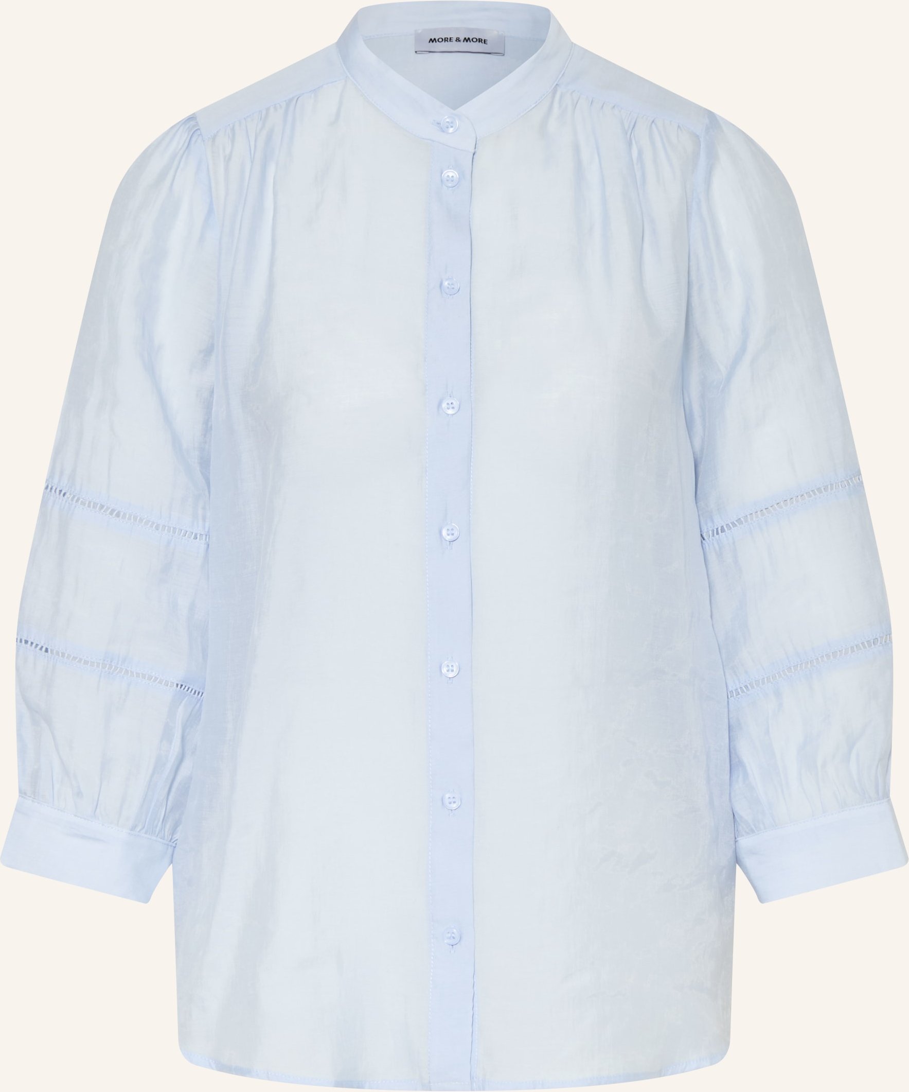 More & More Bluse Mit 3/4-Arm blau