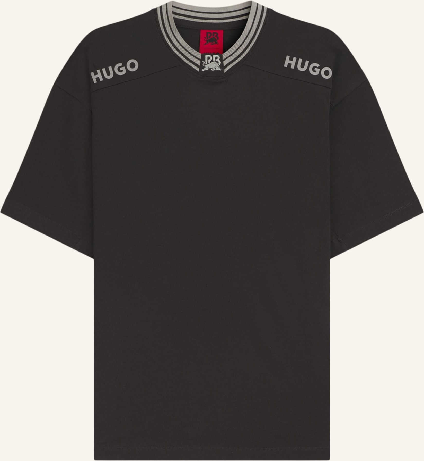 Hugo T-Shirt Dydall_Rb Oversize Fit braun