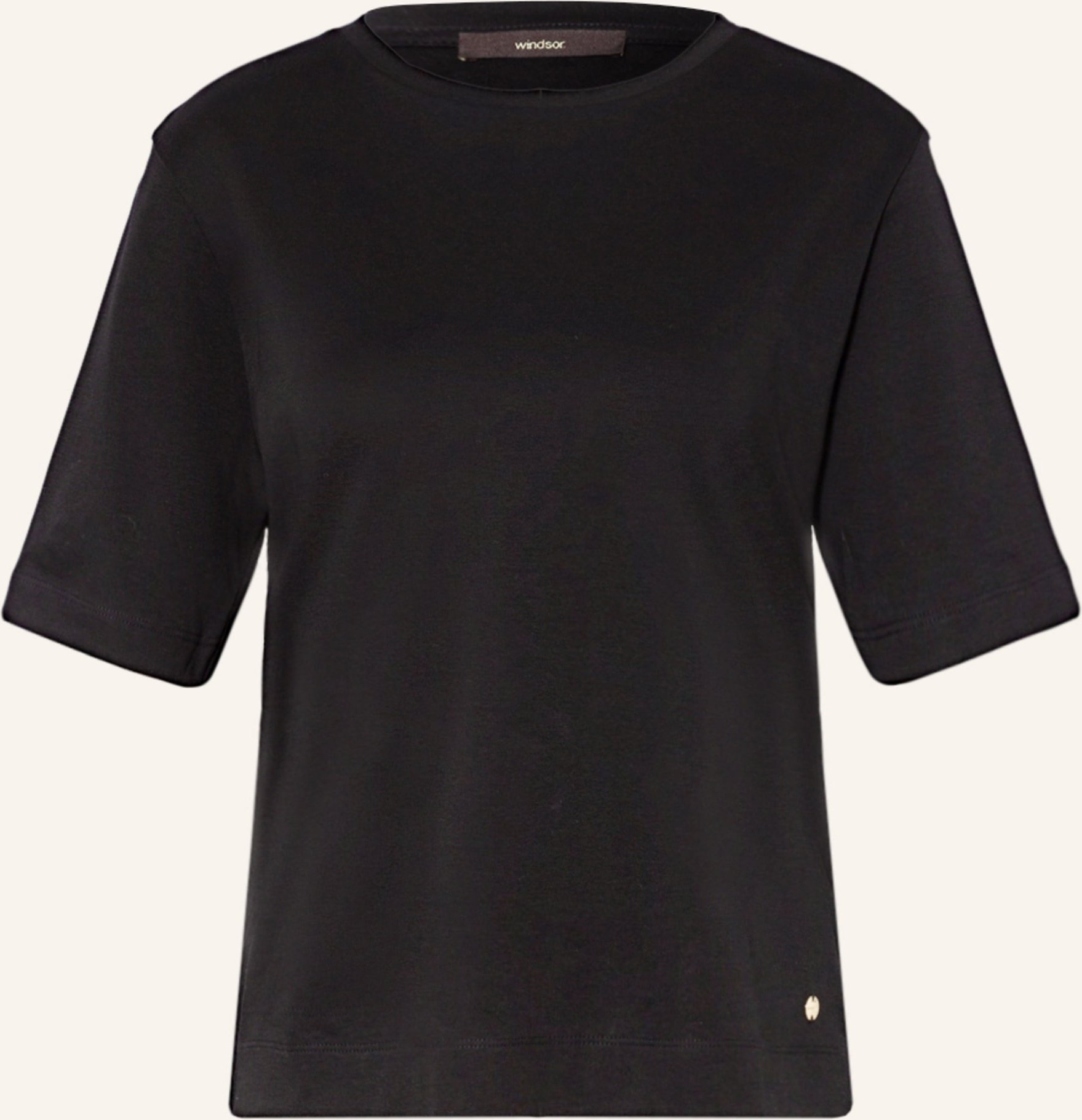 Windsor. T-Shirt schwarz