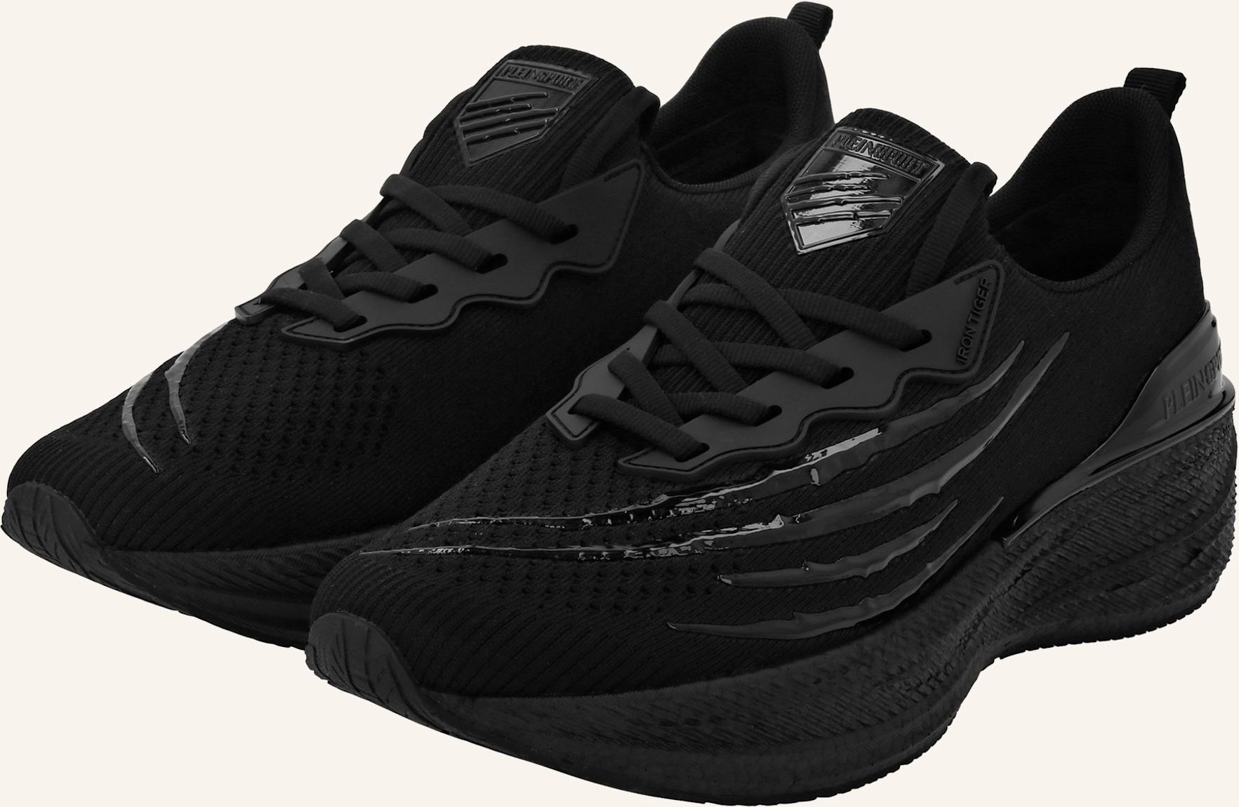 Plein Sport Plein Sport Lo-Top Turnschuhe Tiger schwarz