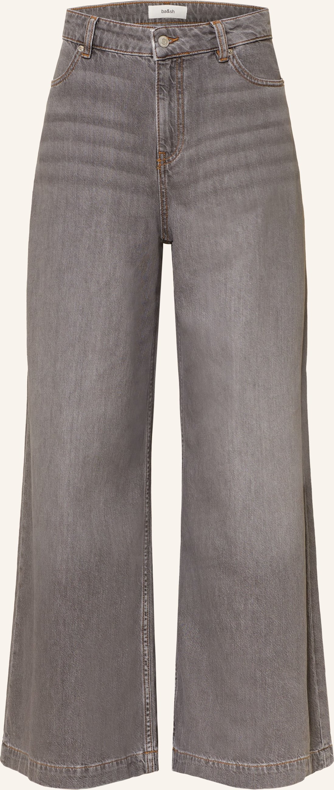 Ba&Sh Wide Leg Jeans Yusc schwarz