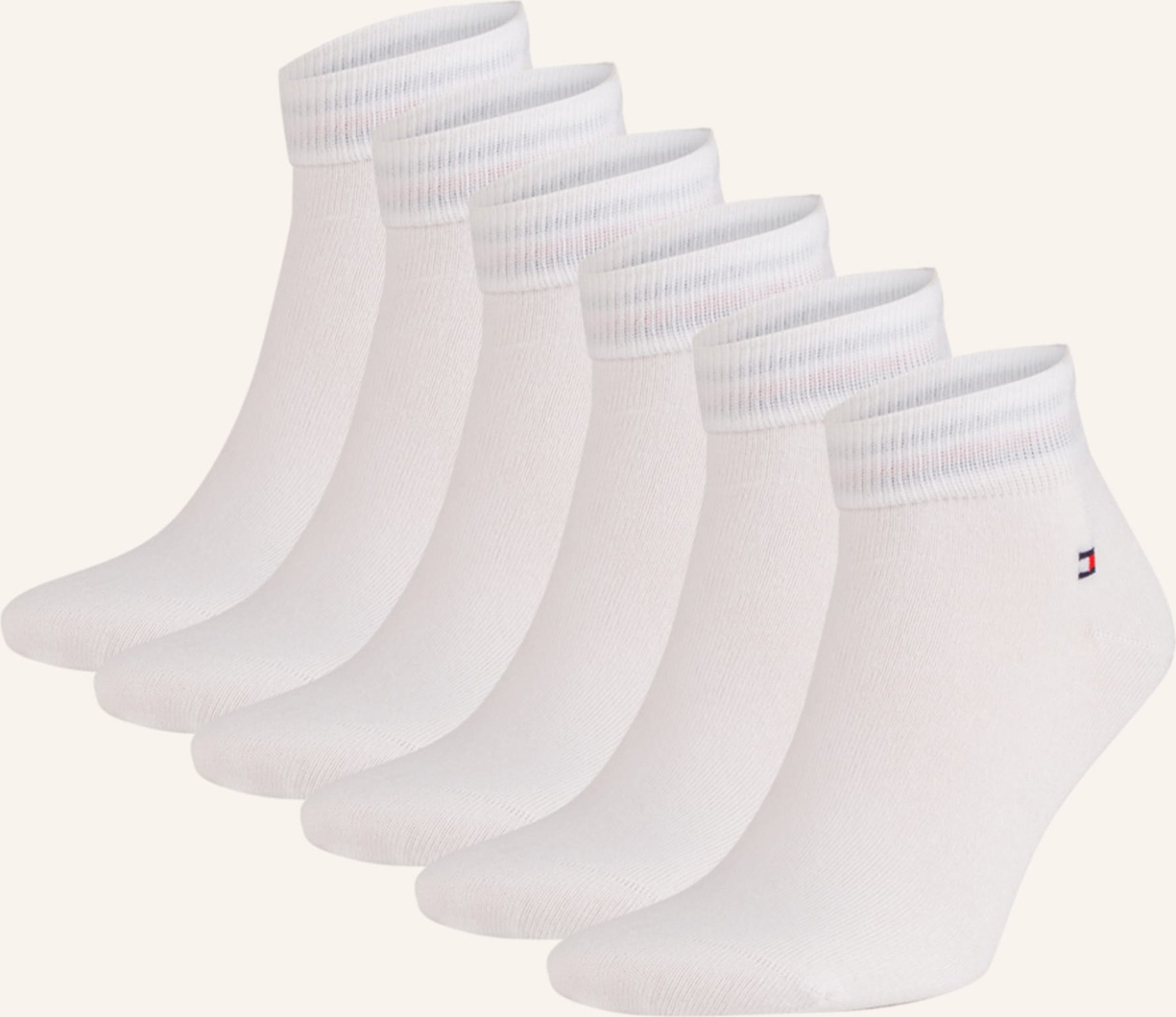 Thumbnail - Tommy Hilfiger 6er-Pack Socken weiss