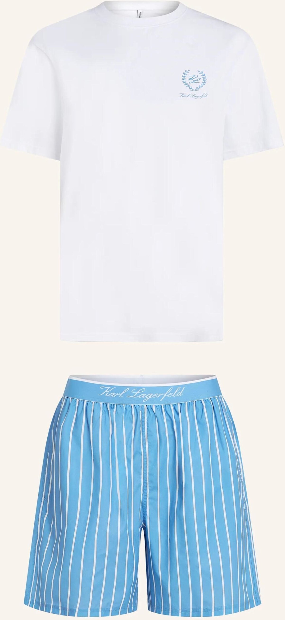 Karl Lagerfeld Nachtwäsche weiss