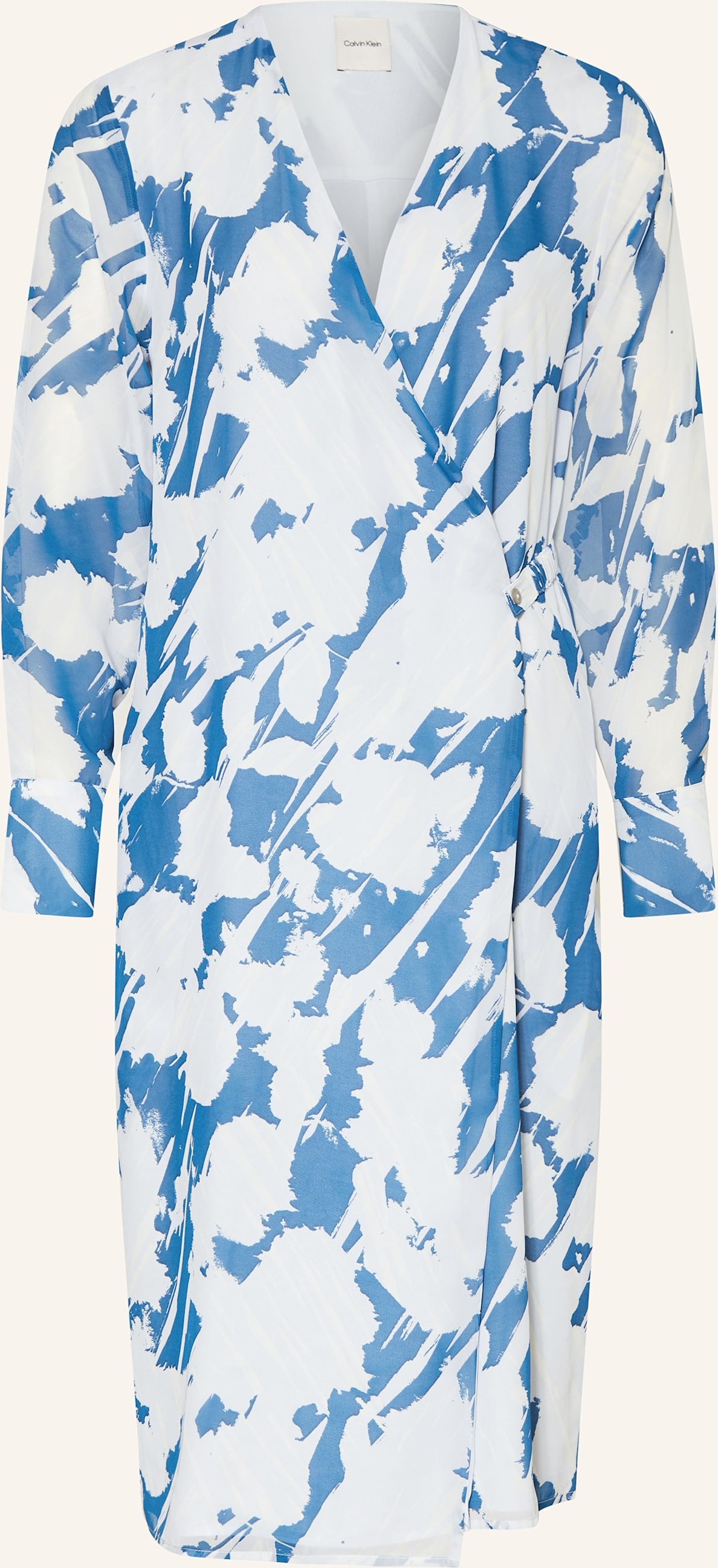 Calvin Klein Wickelkleid blau