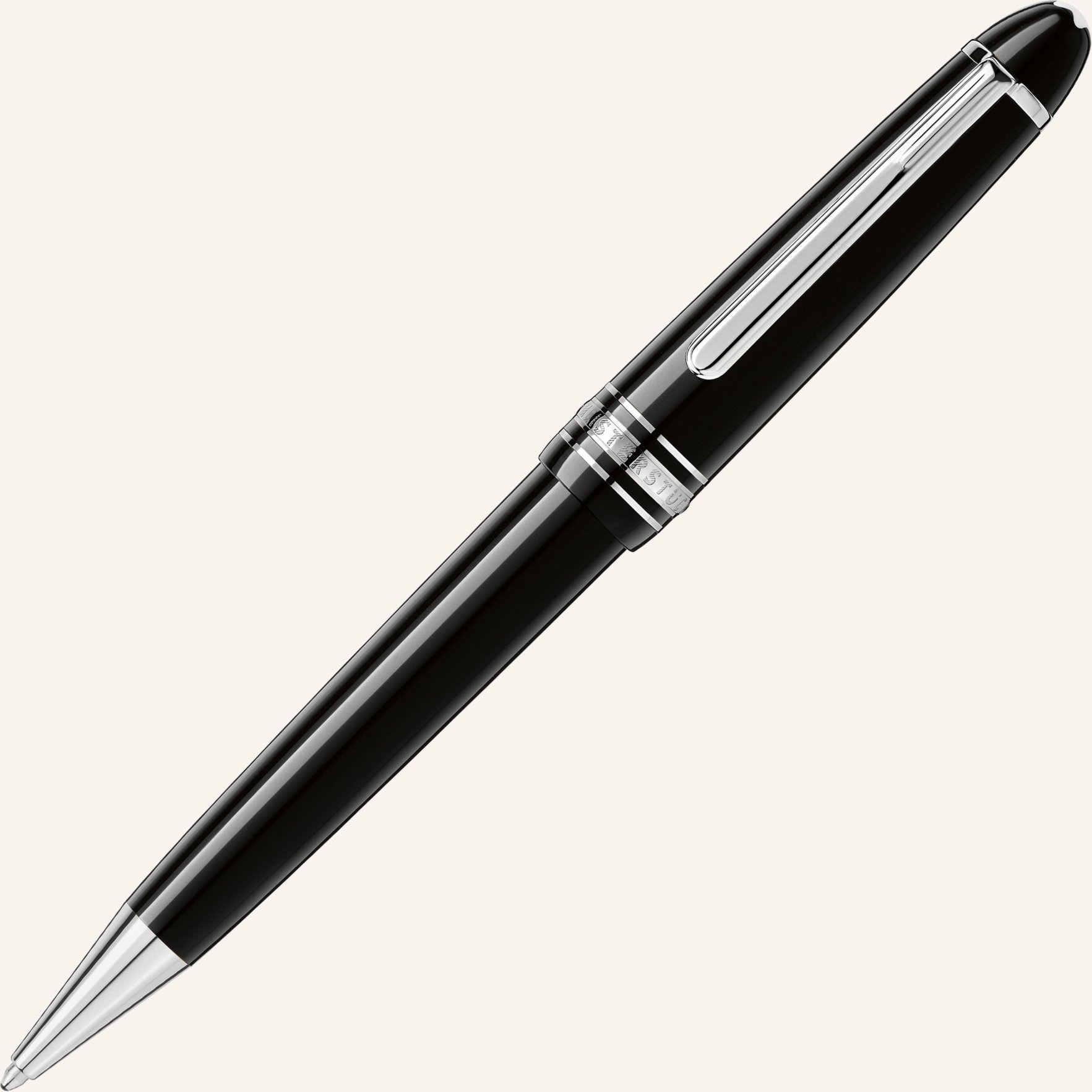 Montblanc Kugelschreiber Meisterstück Platinum Line Midsize schwarz