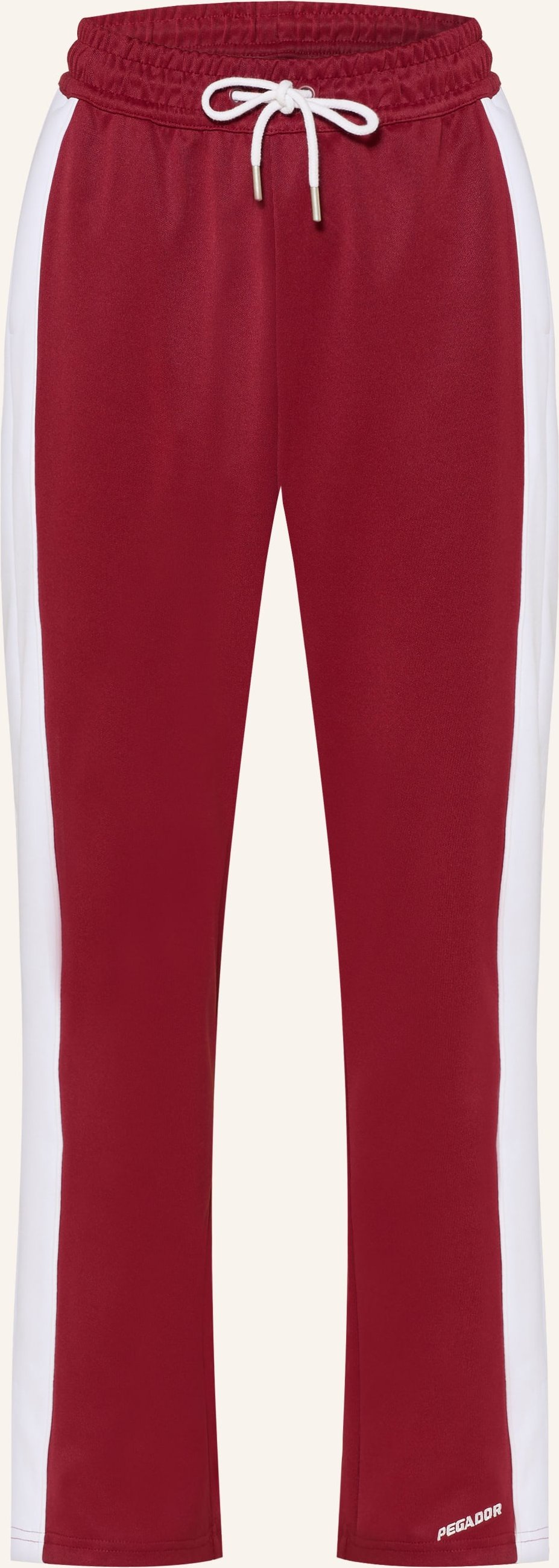 Pegador Track Pants Martera Mit Galonstreifen rot