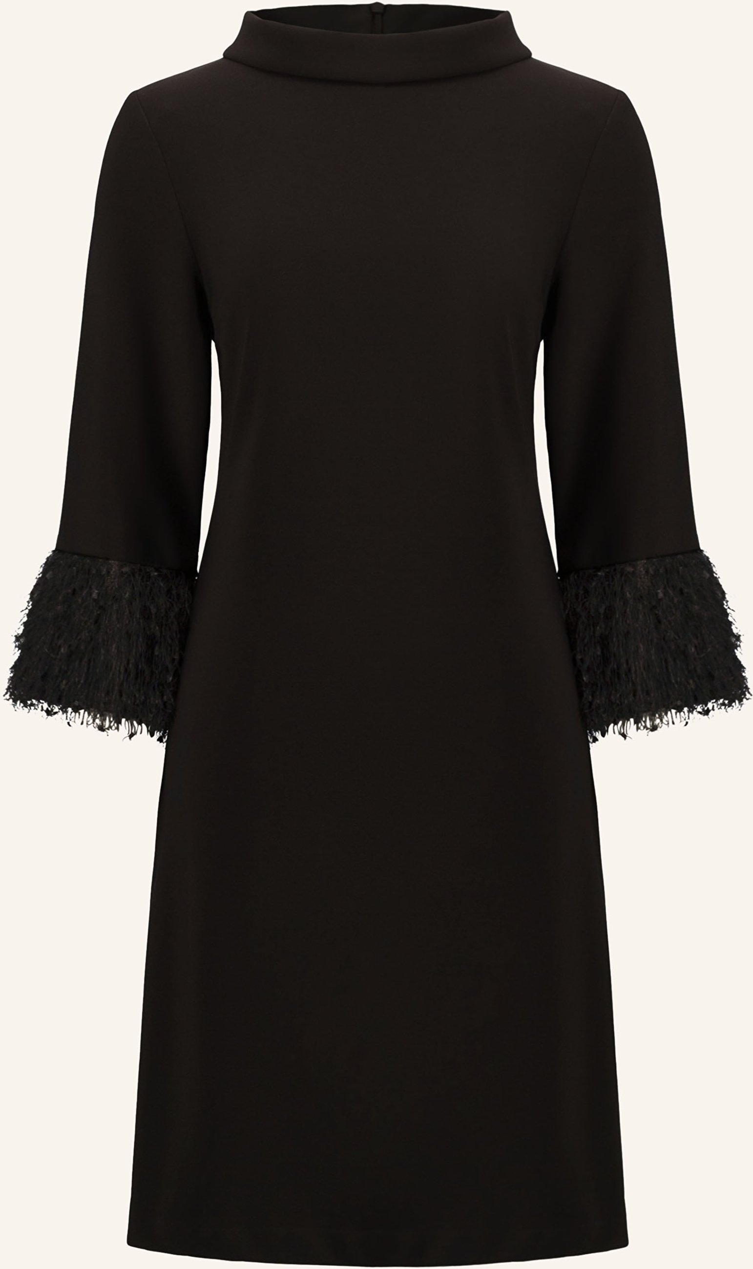 Joseph Ribkoff Kleid Mit 3/4-Arm Und Fransen schwarz