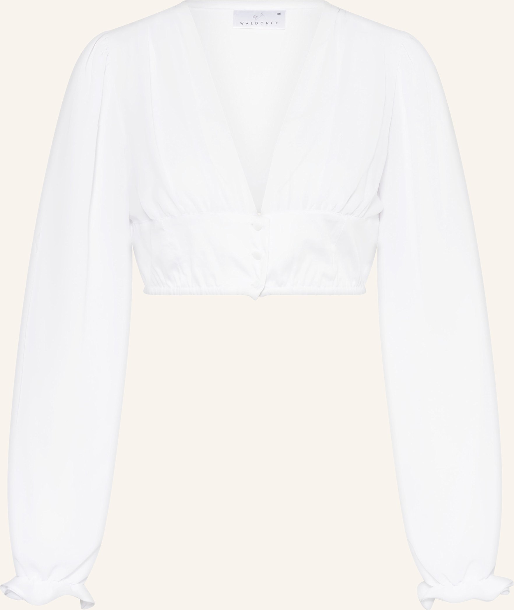 Thumbnail - Waldorff Dirndlbluse Mit Cut-Outs weiss