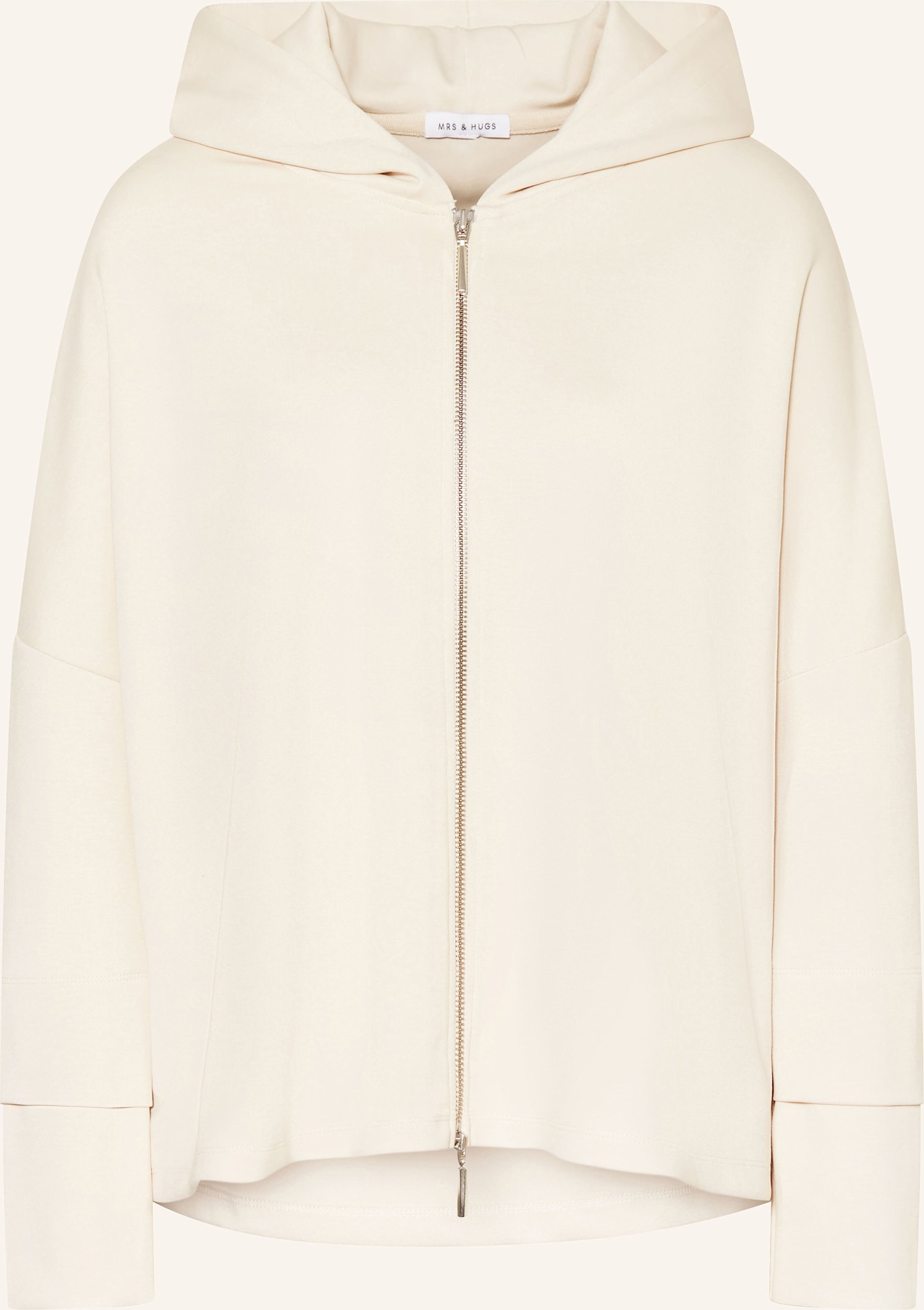 Mrs & Hugs Sweatjacke beige