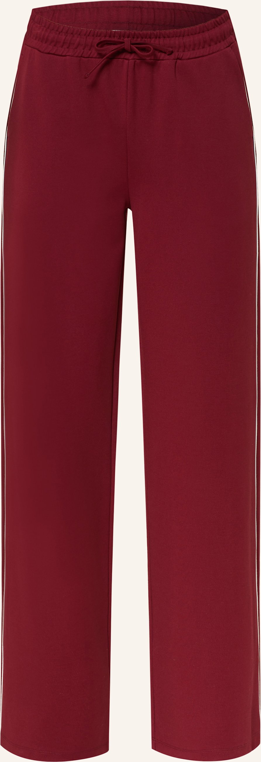 Mrs & Hugs Sweatpants Mit Galonstreifen rot