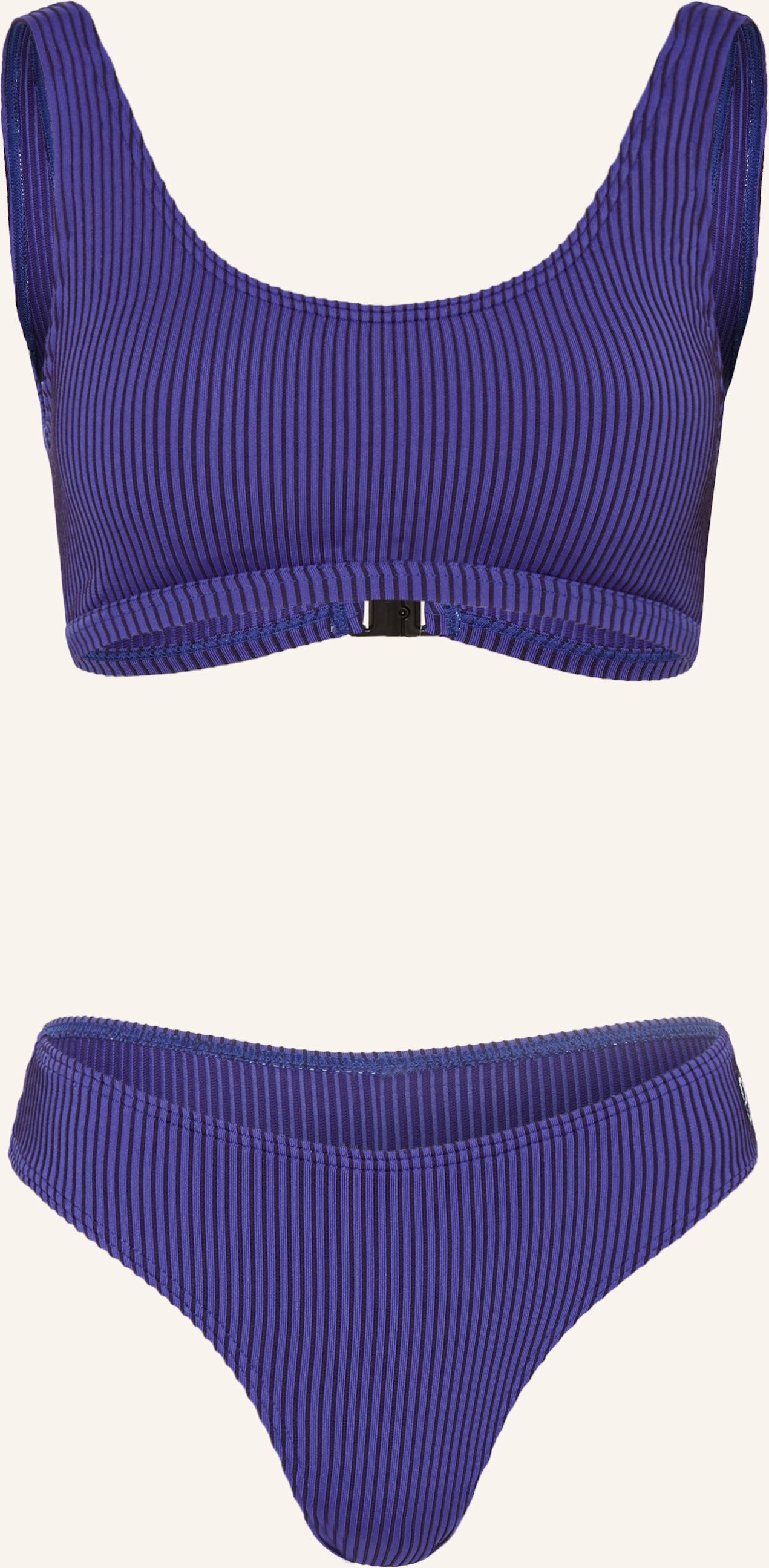 Café Du Cycliste Bustier-Bikini Jasmin blau