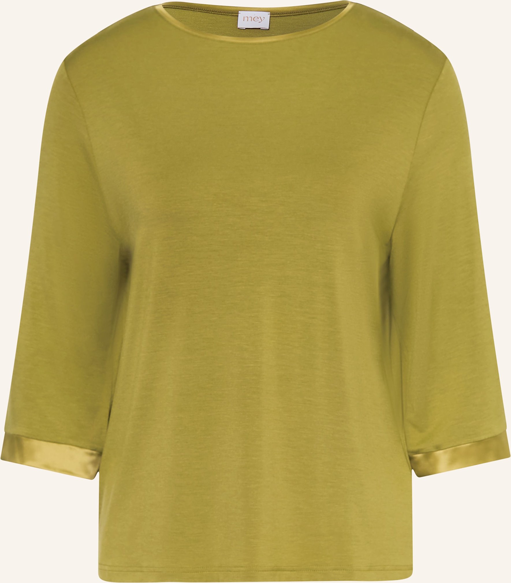 Mey Schlafshirt Mit 3/4-Arm gold