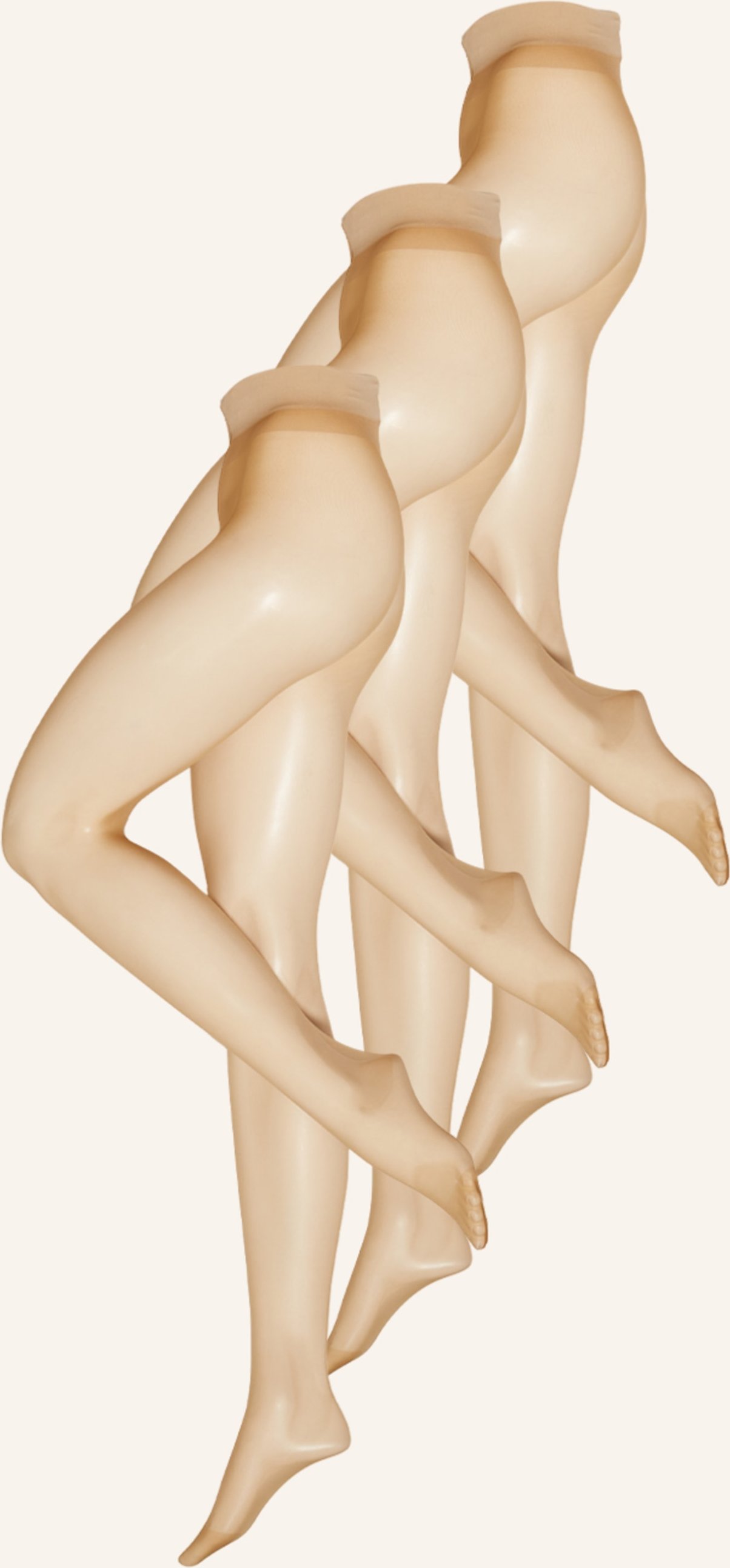 Kunert 3er-Pack Feinstrumpfhosen Mystique beige