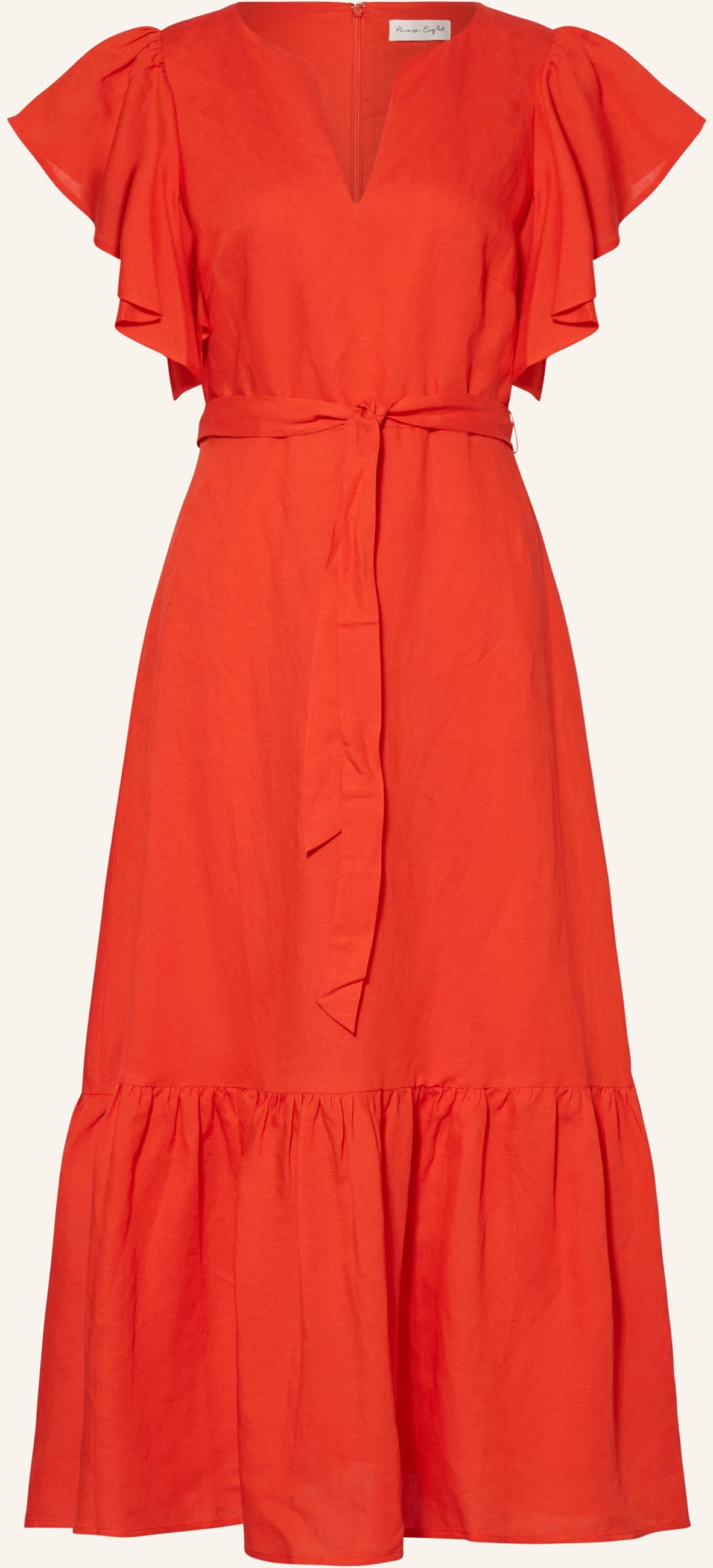 Thumbnail - Phase Eight Kleid Morgan Mit Leinen rot