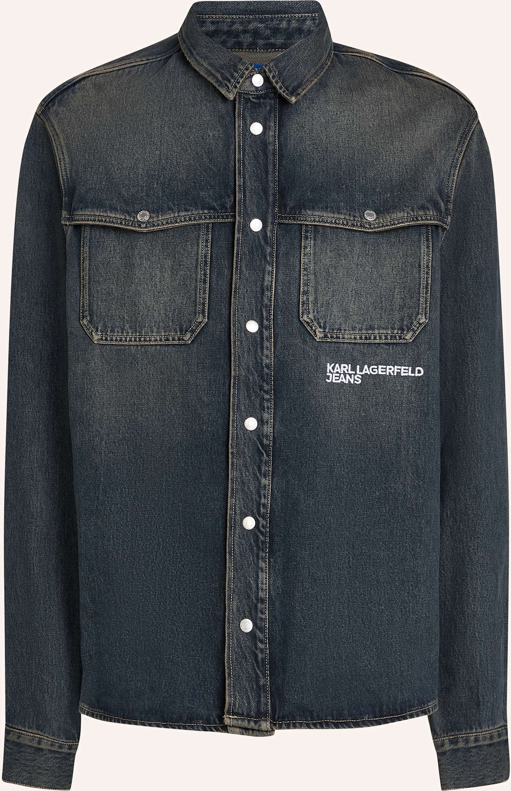 Karl Lagerfeld Jeans Hemd blau