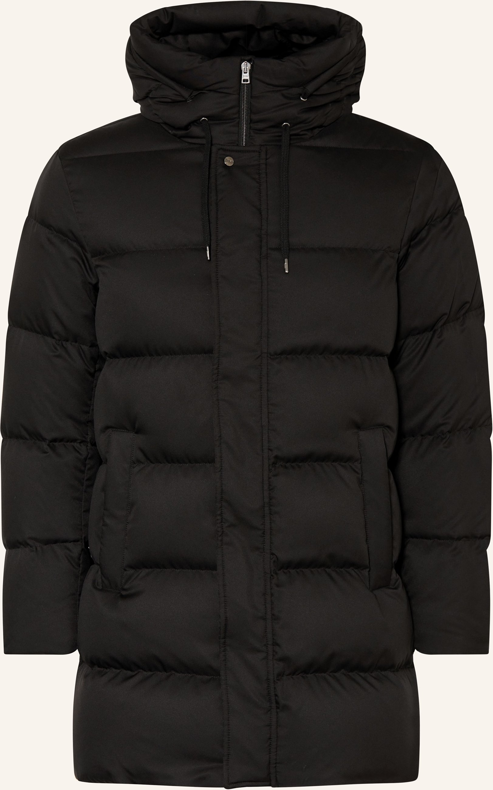 Herno Daunenjacke Mit Abnehmbarem Kunstfell schwarz